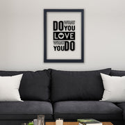 Quadro Decorativo Multicolor com Moldura de Madeira - Impressão Digital UV em Vidro 32x42cm