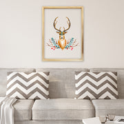 Quadro Decorativo Multicolor CAM4462 - Impressão Digital UV em Vidro 3mm com Moldura de Madeira 32x42cm