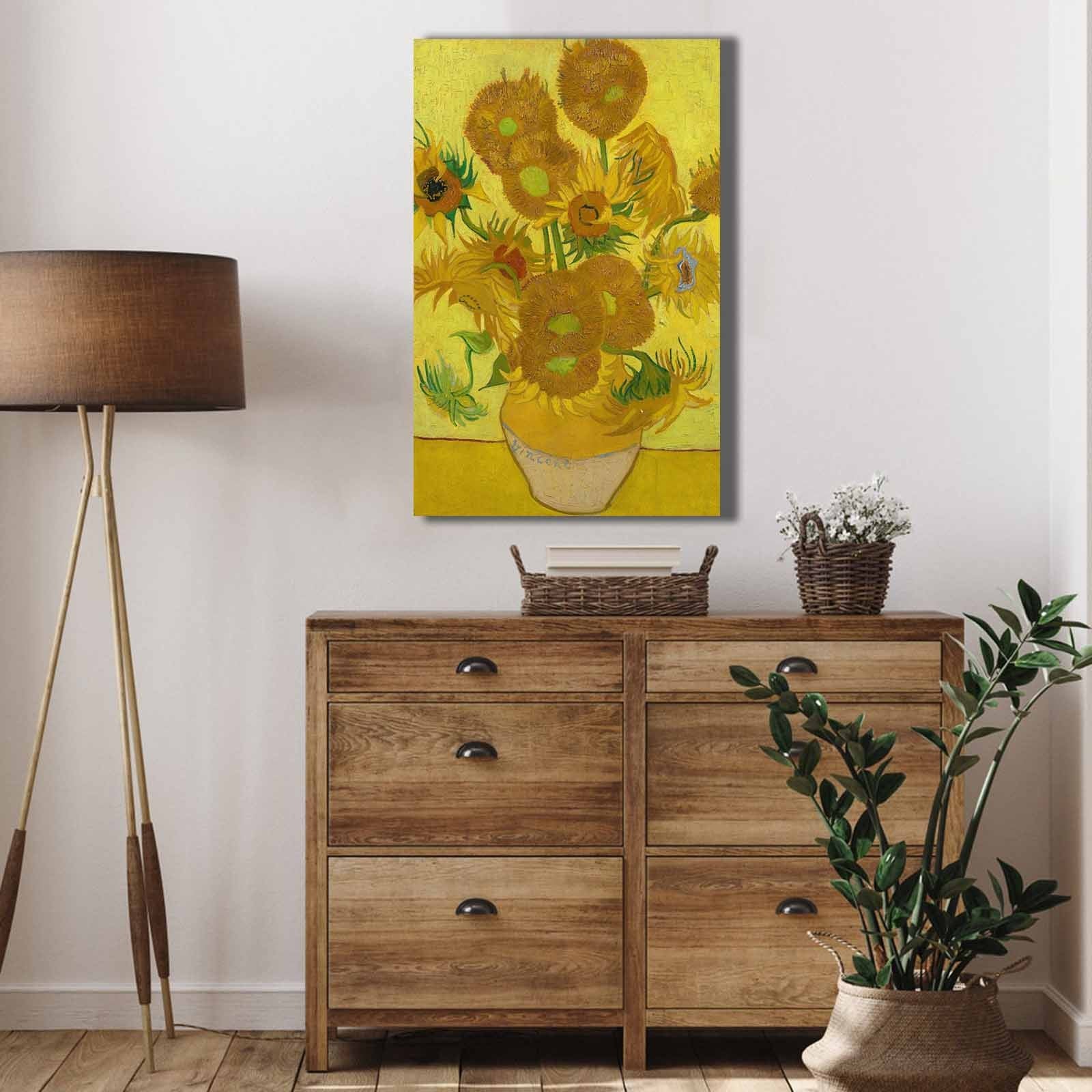 Pintura decorativa em tela – 45 x 70 cm – moldura 100% madeira