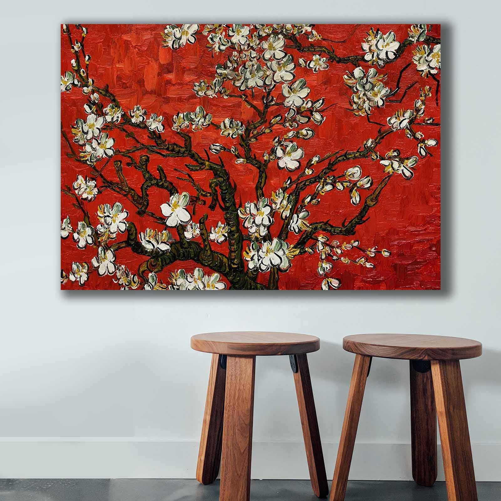 Pintura decorativa em tela – 70 x 100 cm – 100% tela – moldura 100% madeira