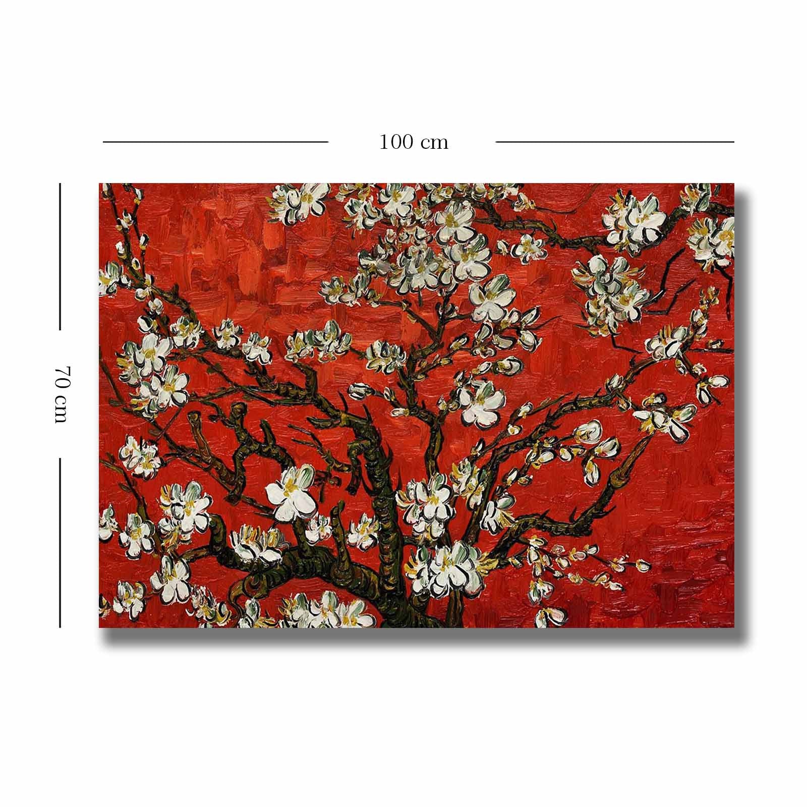 Pintura decorativa em tela – 70 x 100 cm – 100% tela – moldura 100% madeira