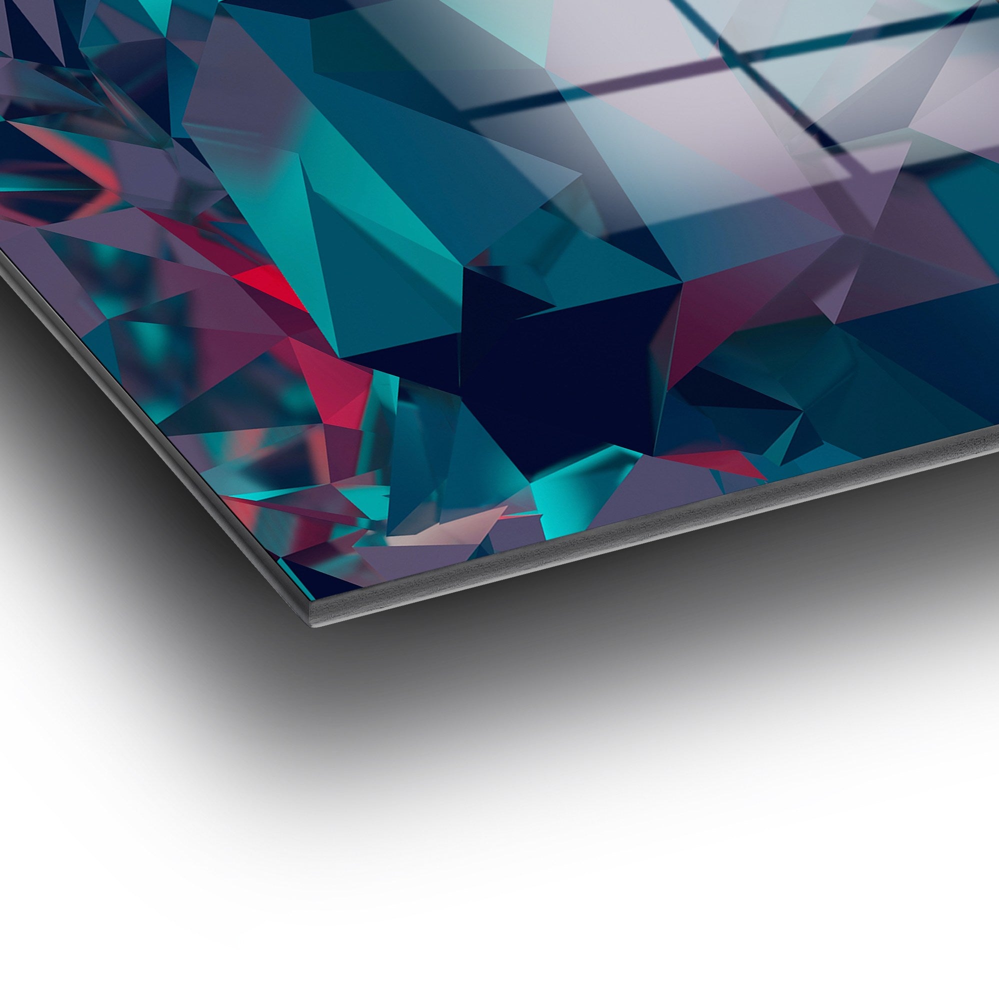 Arte Decorativa em Vidro Temperado UV-014 - Pintura Multicolor 70x100cm - Qualidade Premium 4mm