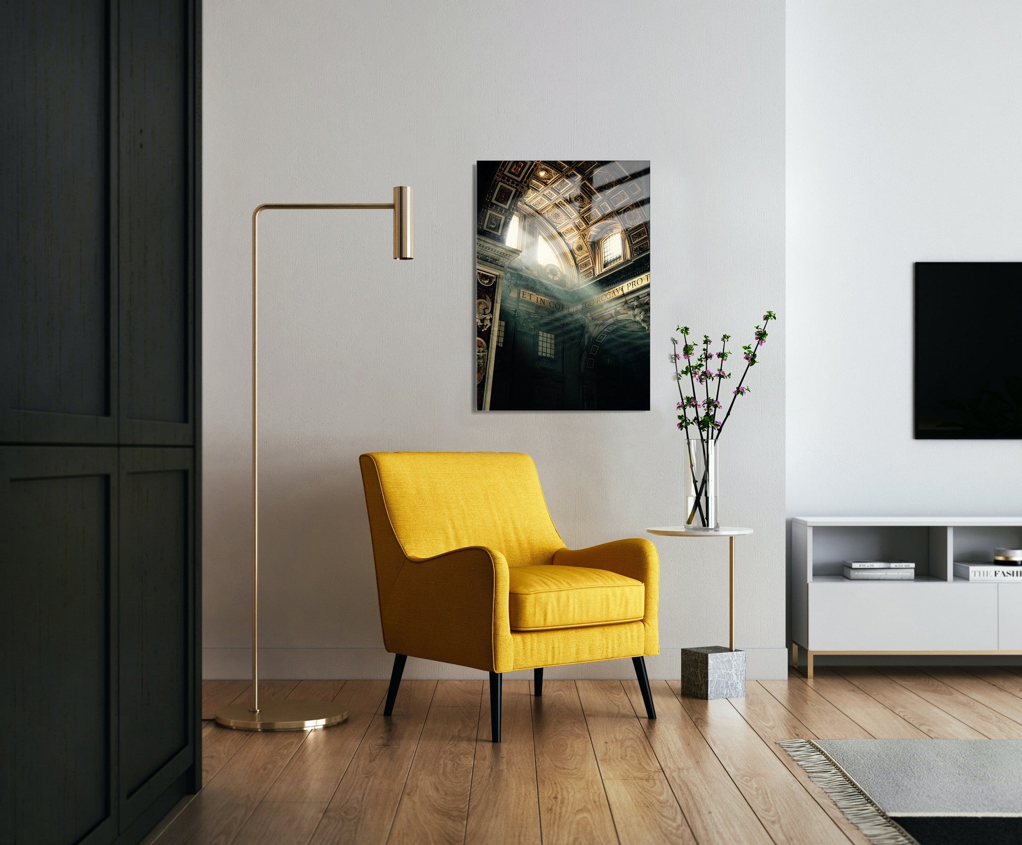 Quadro Decorativo em Vidro Temperado Multicolor 70x100cm - Arte Moderna para Transformar o Seu Espaço