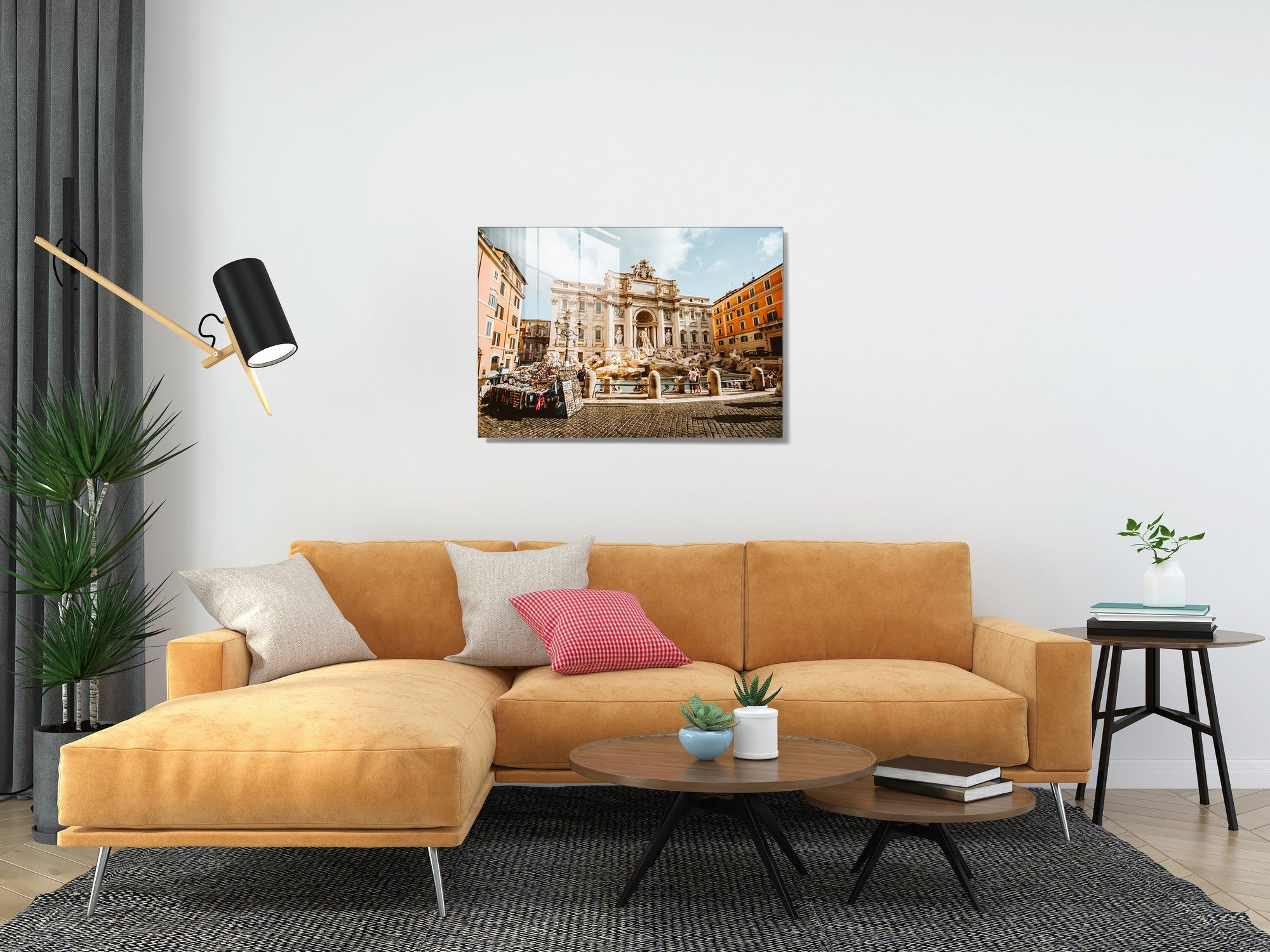Quadro Decorativo em Vidro Temperado Multicolor 50x70cm - Arte Moderna para Transformar o Seu Espaço