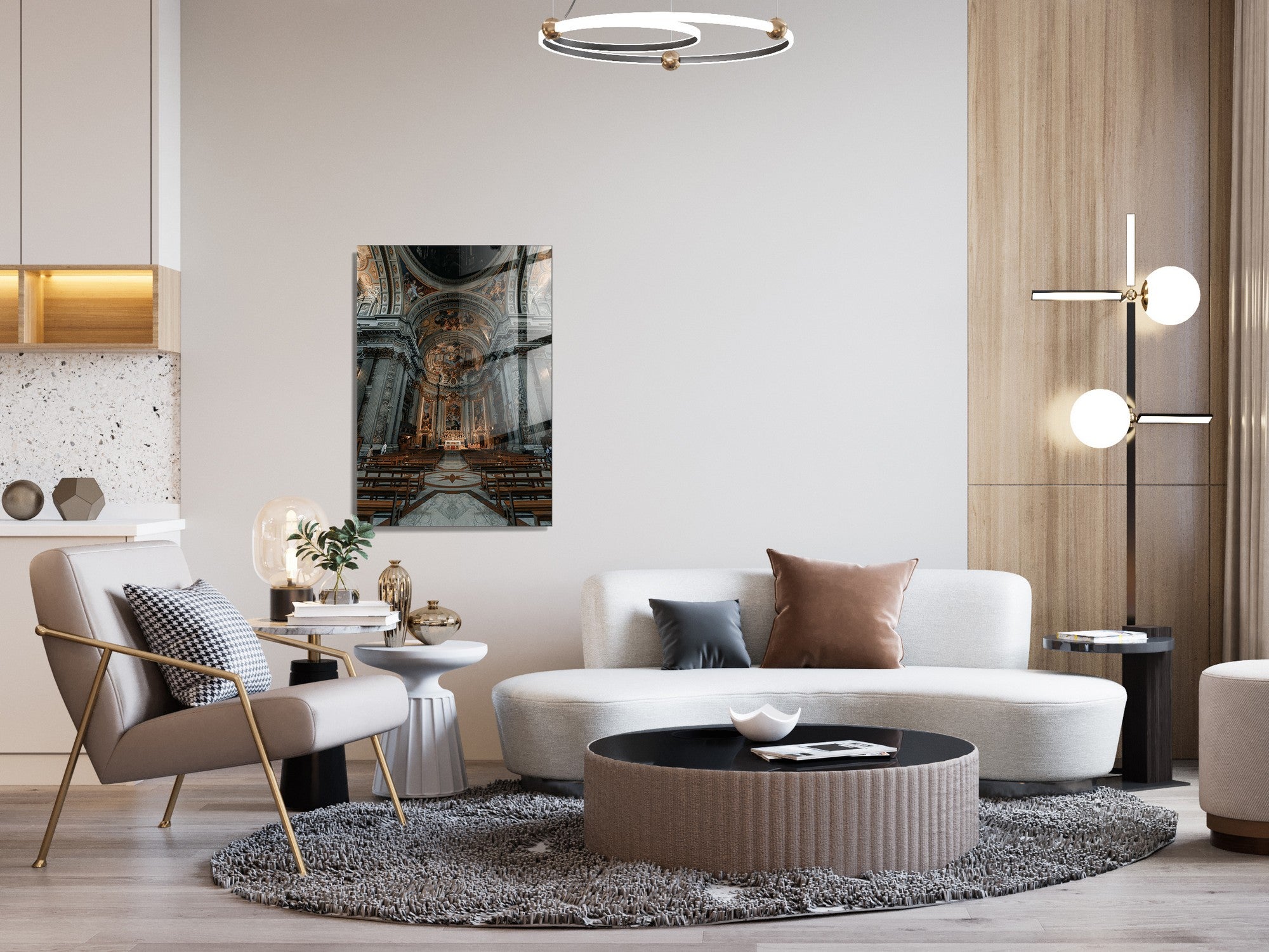 Quadro Decorativo em Vidro Temperado Multicolor 70x100cm - Arte Moderna para Transformar o Seu Espaço