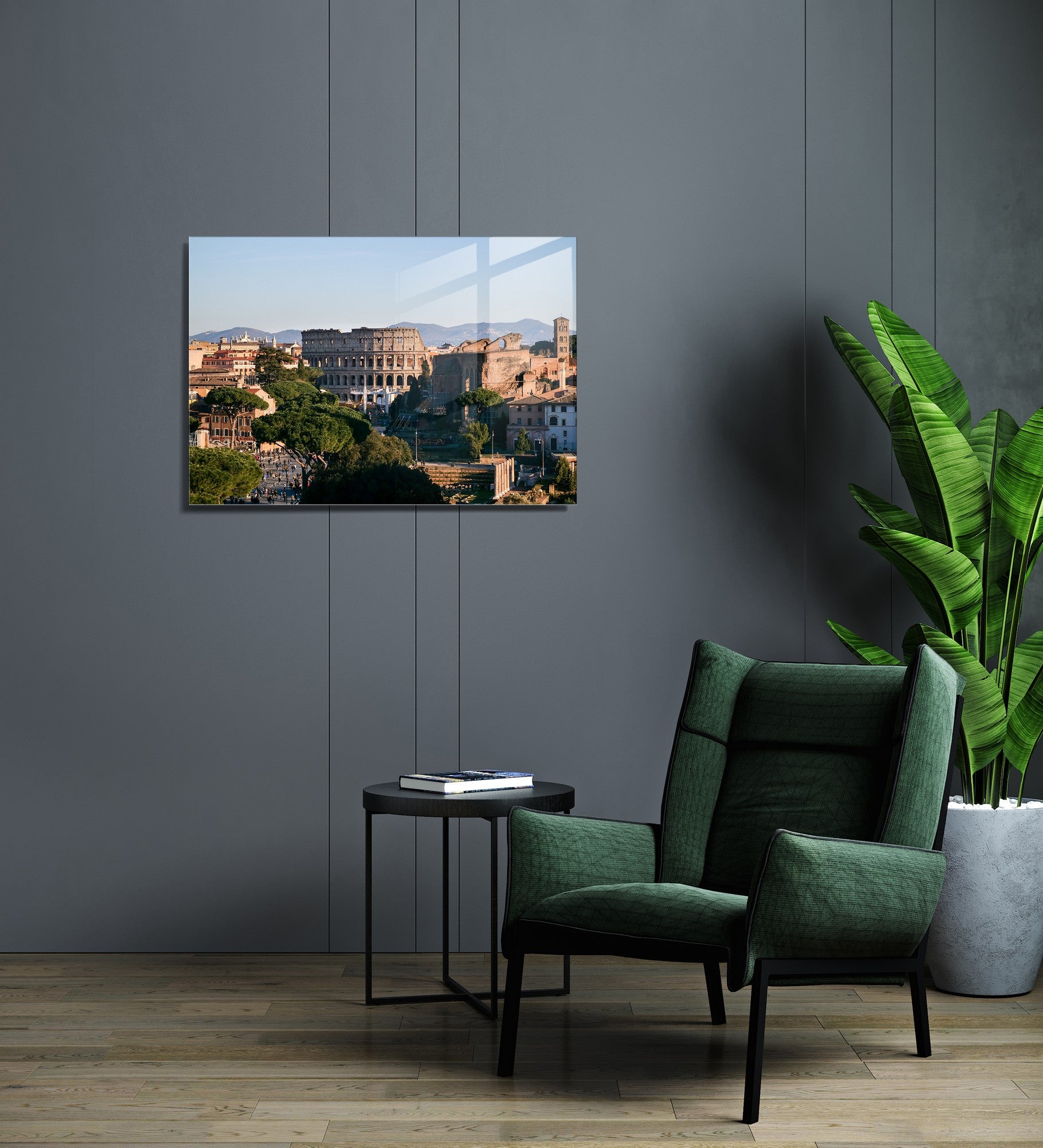 Quadro Decorativo em Vidro Temperado Multicolor 50x70cm - Arte Moderna para Transformar o Seu Espaço