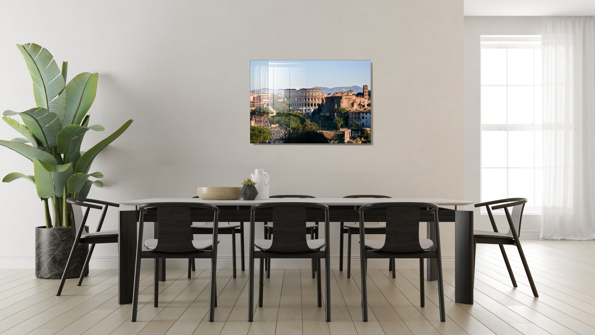 Quadro Decorativo em Vidro Temperado Multicolor 45x65cm - Arte Moderna para Transformar o Seu Espaço