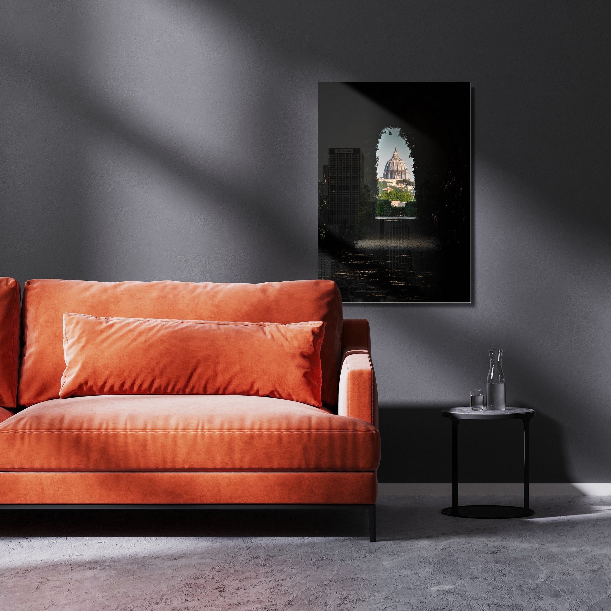 Quadro Decorativo em Vidro Temperado Multicolor 30x45cm - Arte Moderna para Decoração de Interiores