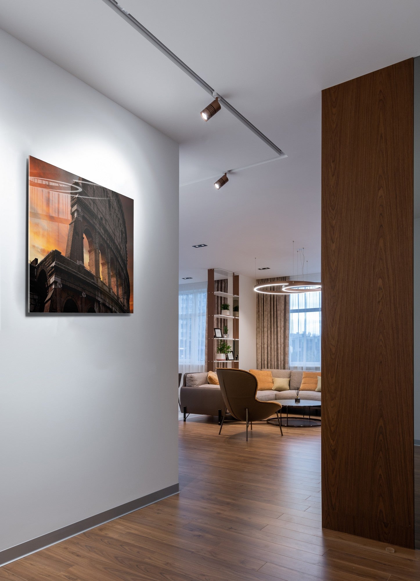 Quadro Decorativo em Vidro Temperado Multicolor 30x45cm - Arte Moderna para Decoração de Interiores