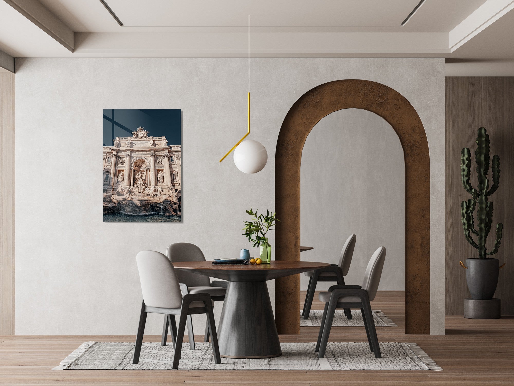 Quadro Decorativo em Vidro Temperado Multicolor 70x100cm - Arte Moderna para Transformar o Seu Espaço