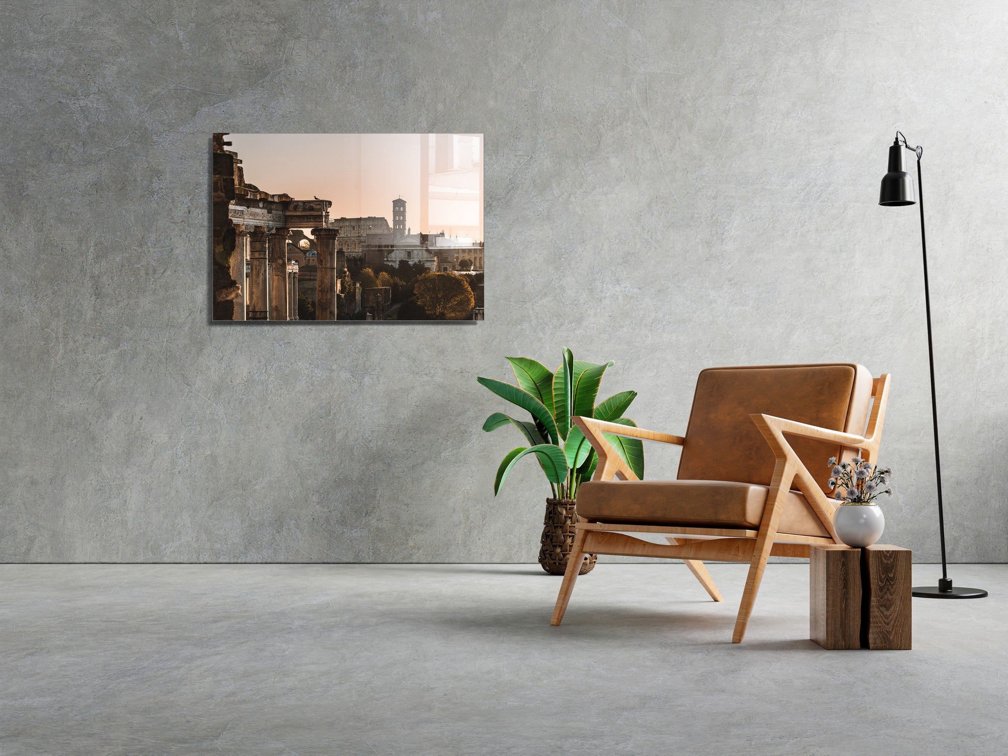 Quadro Decorativo em Vidro Temperado Multicolor 45x65cm - Arte Moderna para Transformar o Seu Espaço