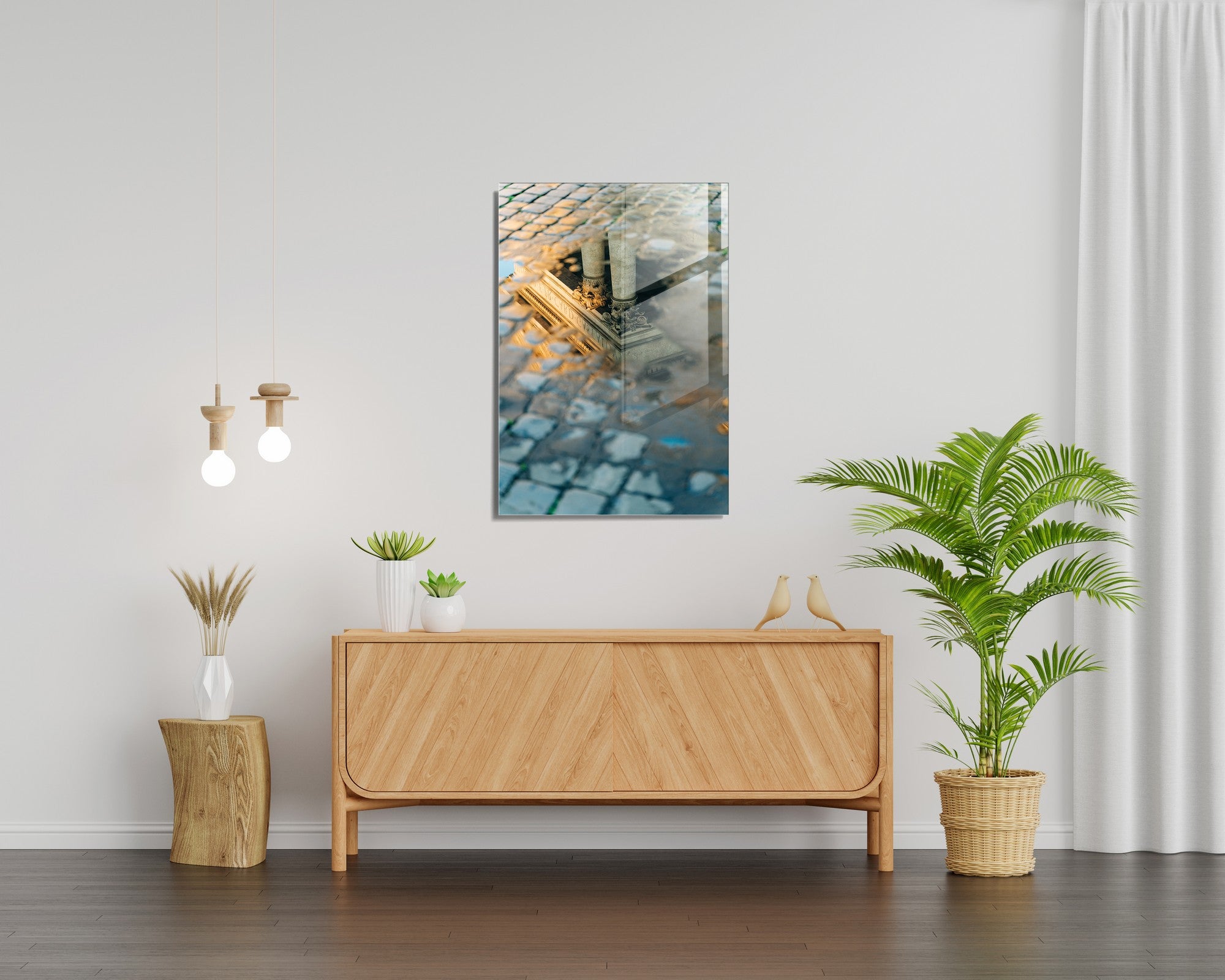 Quadro Decorativo em Vidro Temperado Multicolor 50x70cm - Arte Moderna para Transformar o Seu Espaço