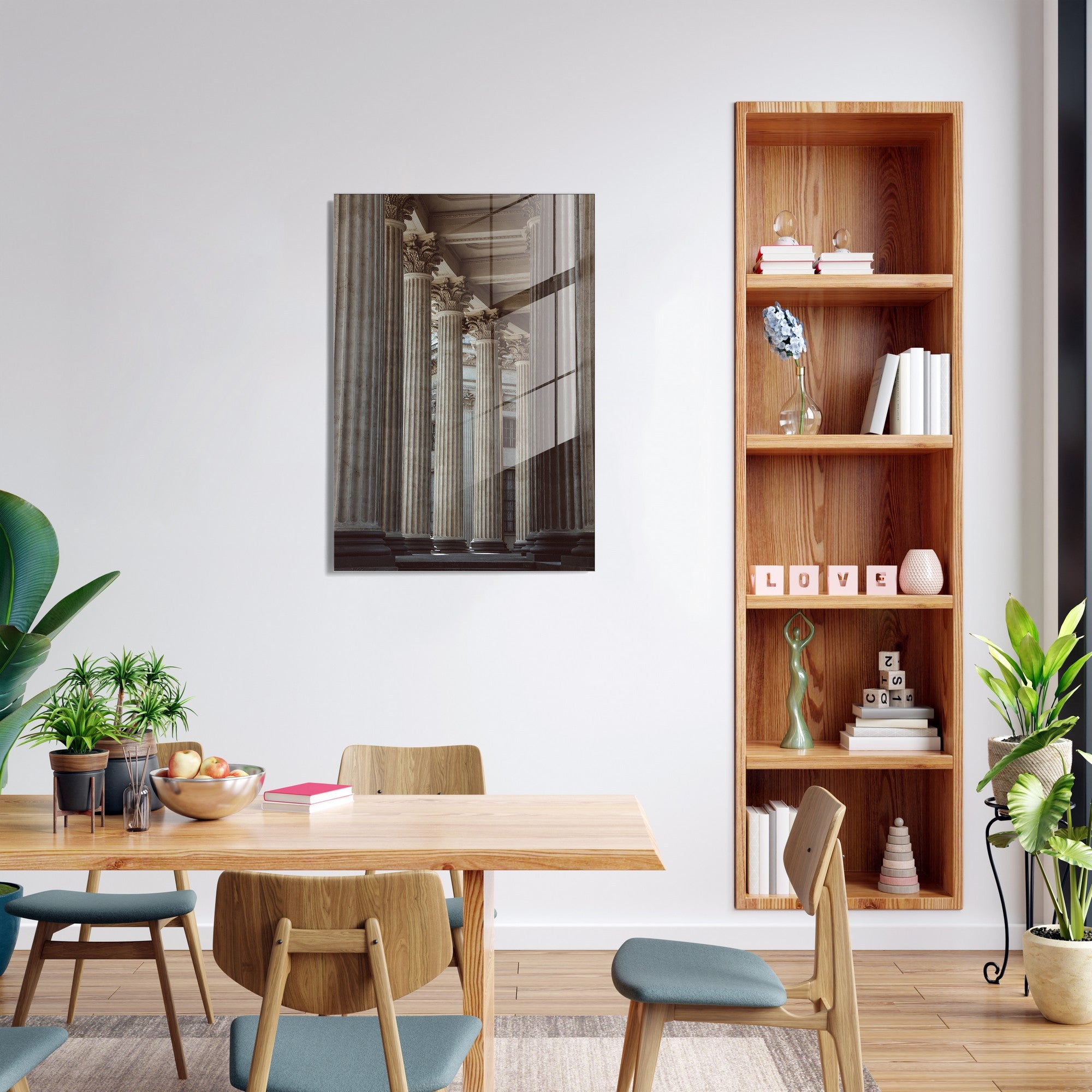 Quadro Decorativo em Vidro Temperado Multicolor 70x100cm - Arte Moderna para Transformar o Seu Espaço