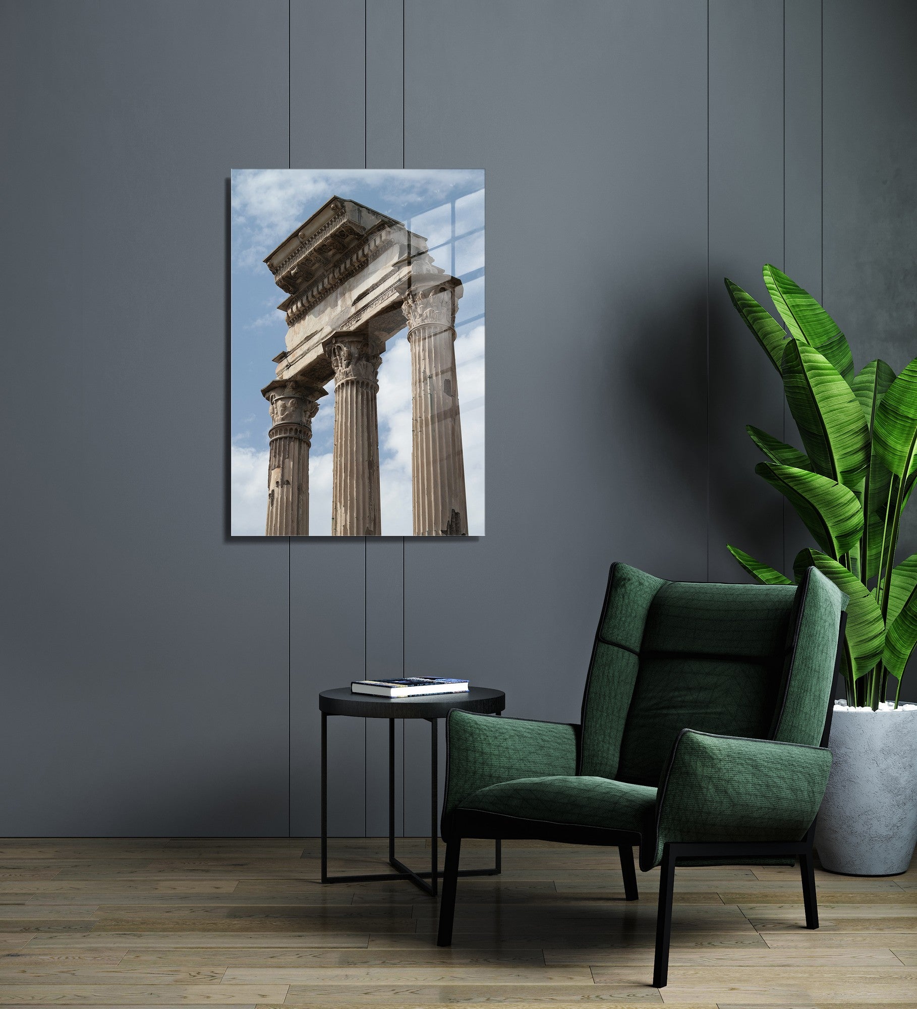 Quadro Decorativo em Vidro Temperado Multicolor 30x45cm - Arte Moderna para Decoração de Interiores