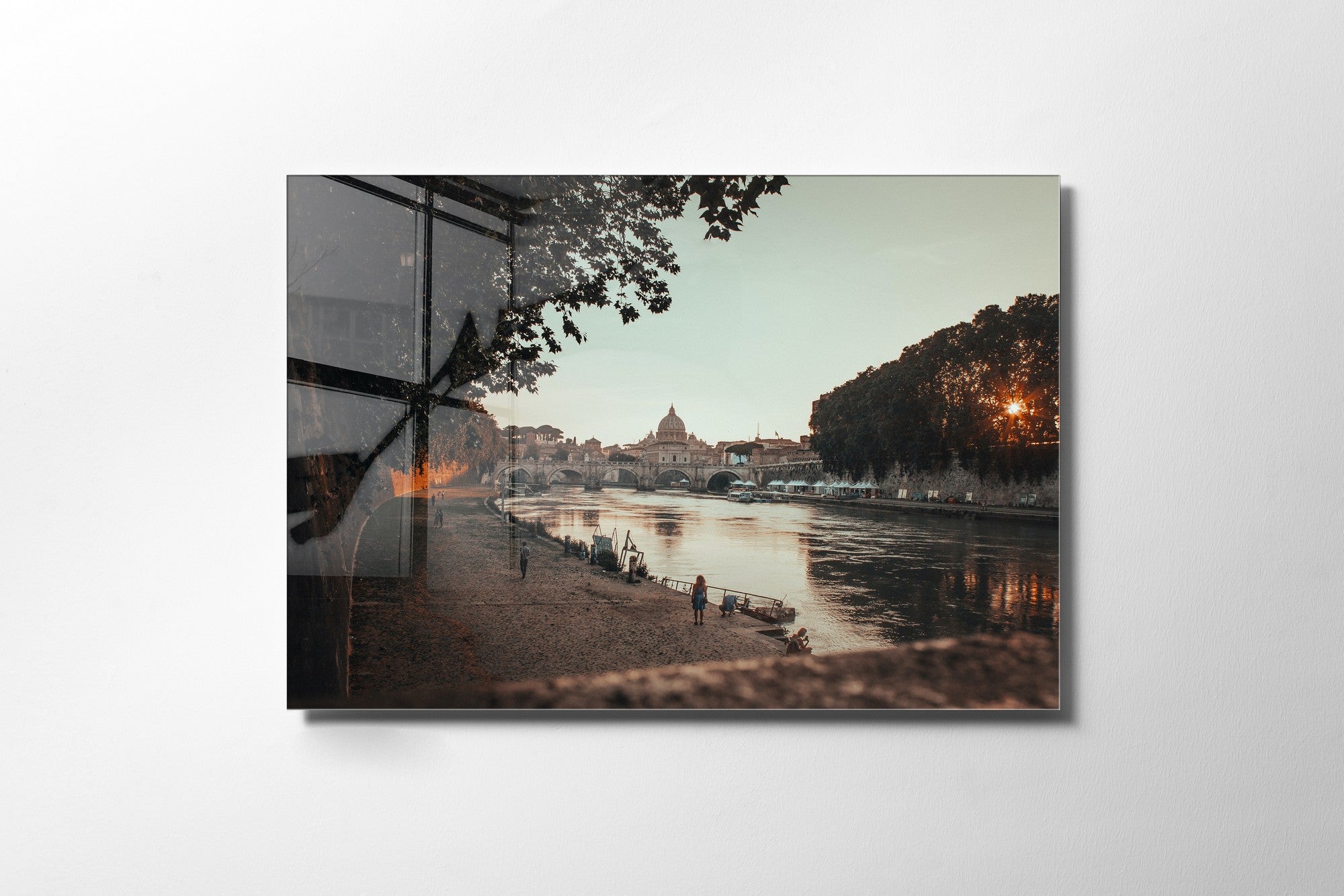 Quadro Decorativo em Vidro Temperado Multicolor 30x45cm - Arte Moderna para Decoração de Interiores