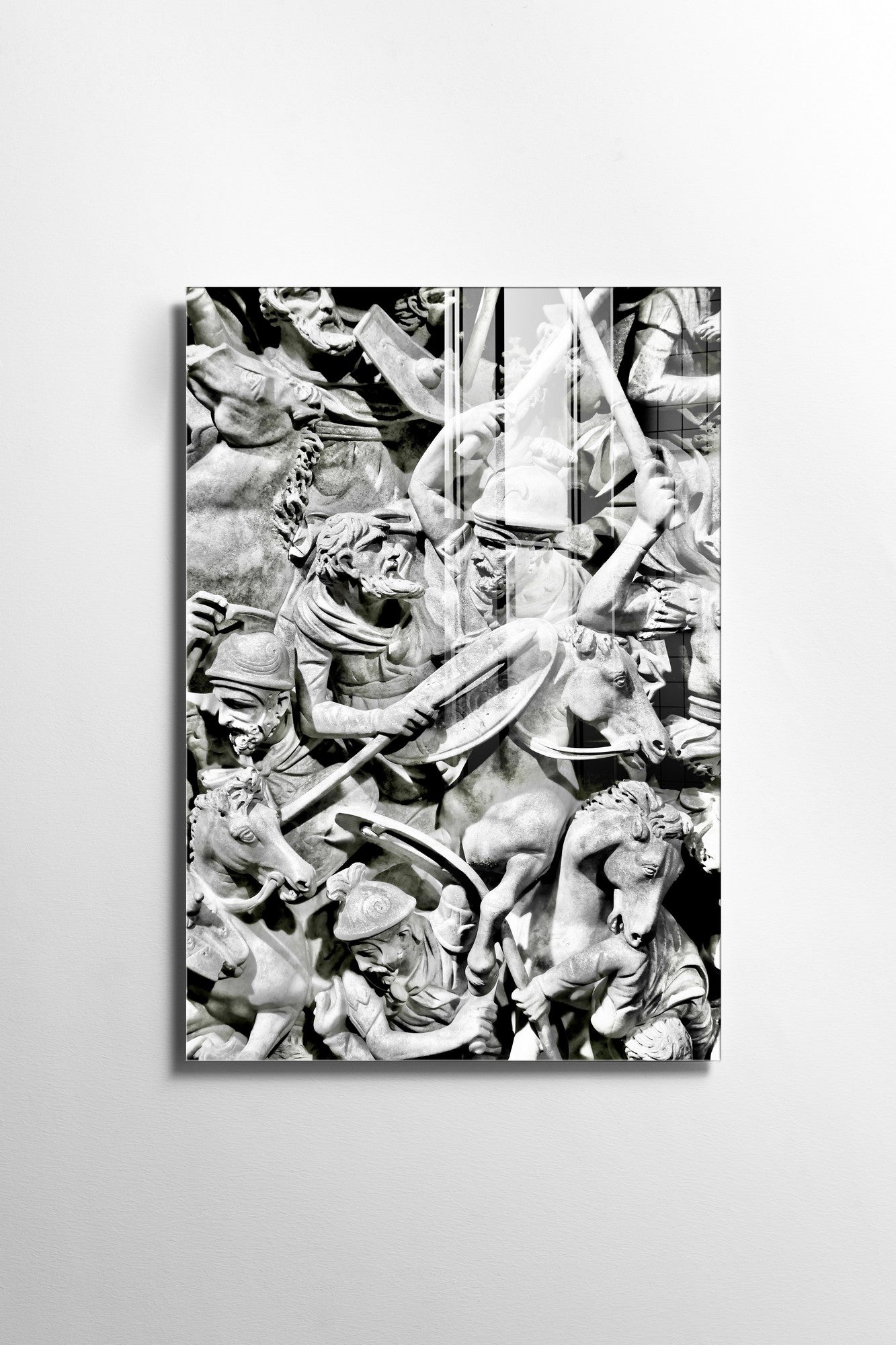 Quadro Decorativo em Vidro Temperado Multicolor 45x65cm - Arte Moderna para Transformar o Seu Espaço