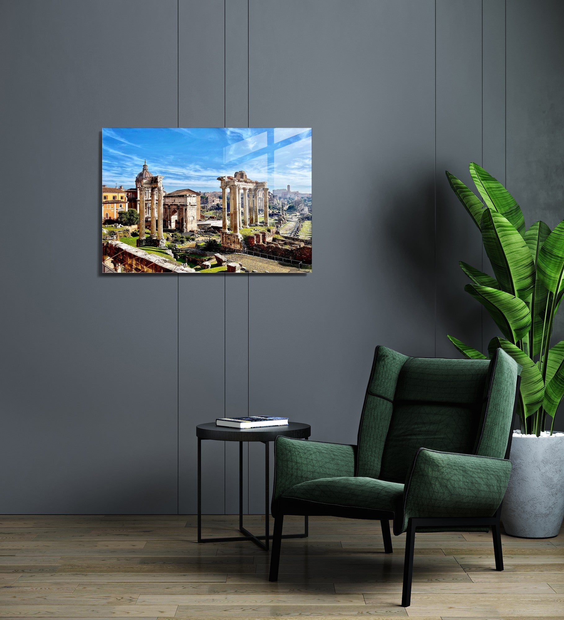 Quadro Decorativo em Vidro Temperado Multicolor 70x100cm - Arte Moderna para Transformar o Seu Espaço