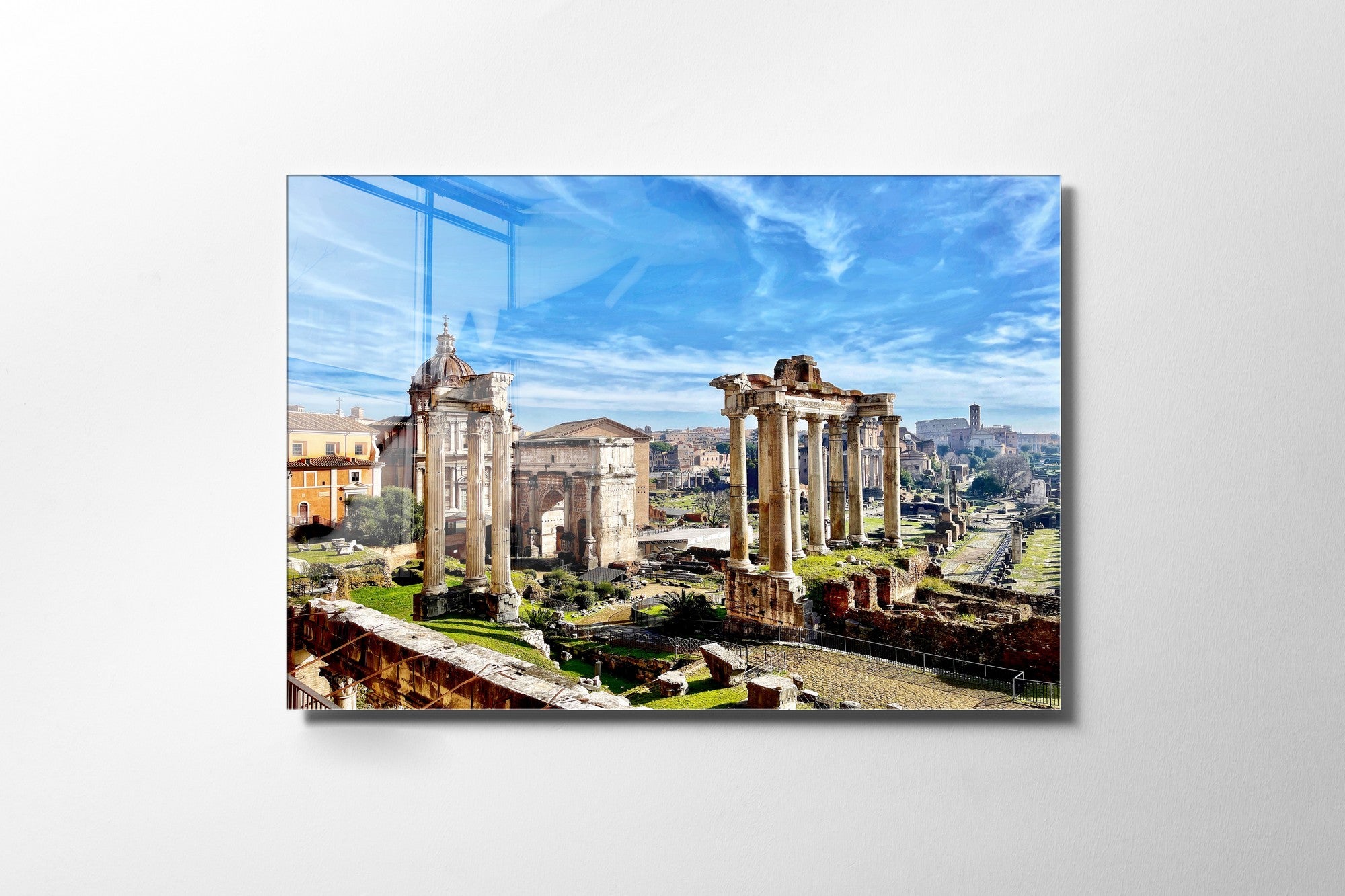 Quadro Decorativo em Vidro Temperado Multicolor 50x70cm - Arte Moderna para Transformar o Seu Espaço