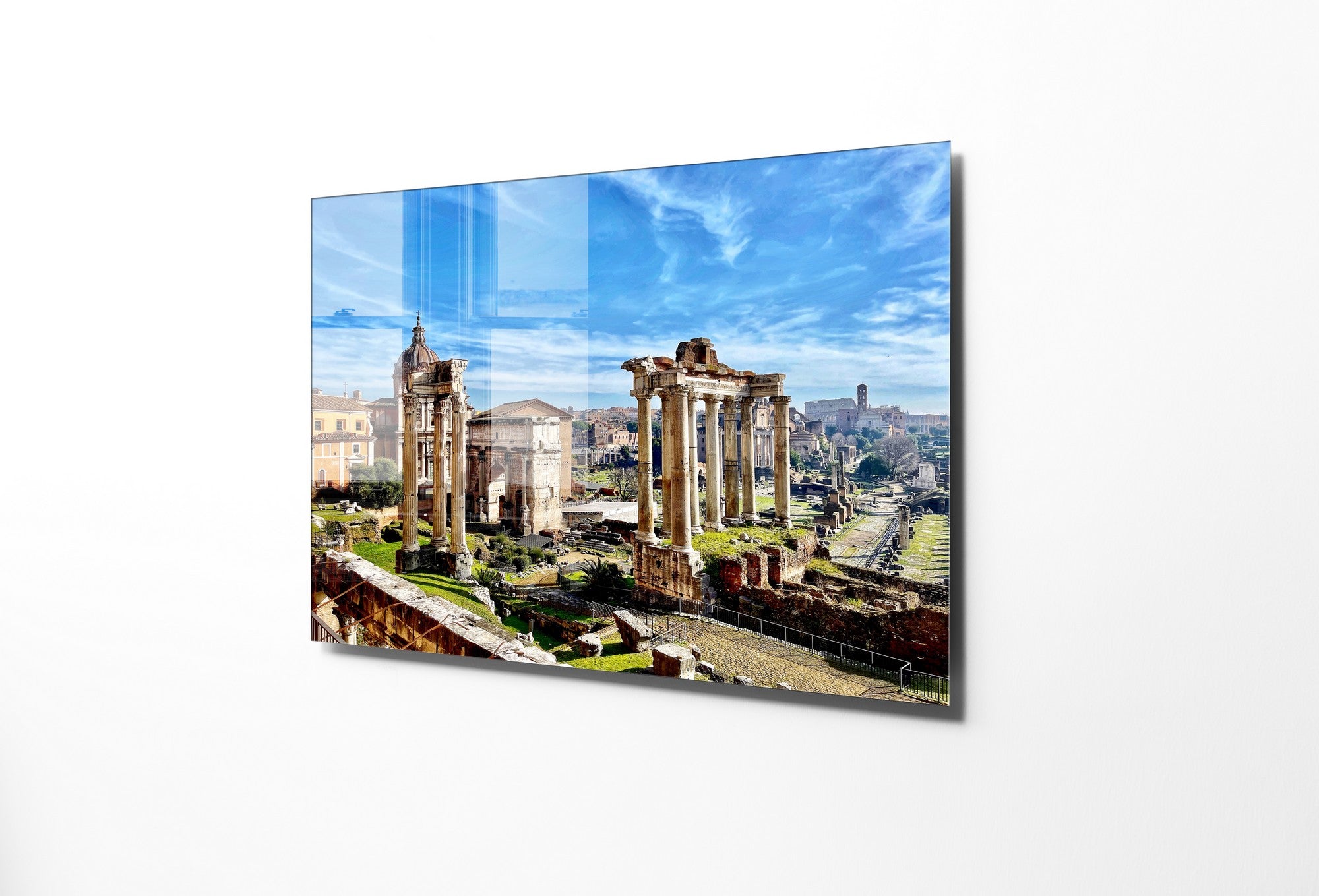 Quadro Decorativo em Vidro Temperado Multicolor 45x65cm - Arte Moderna para Transformar o Seu Espaço