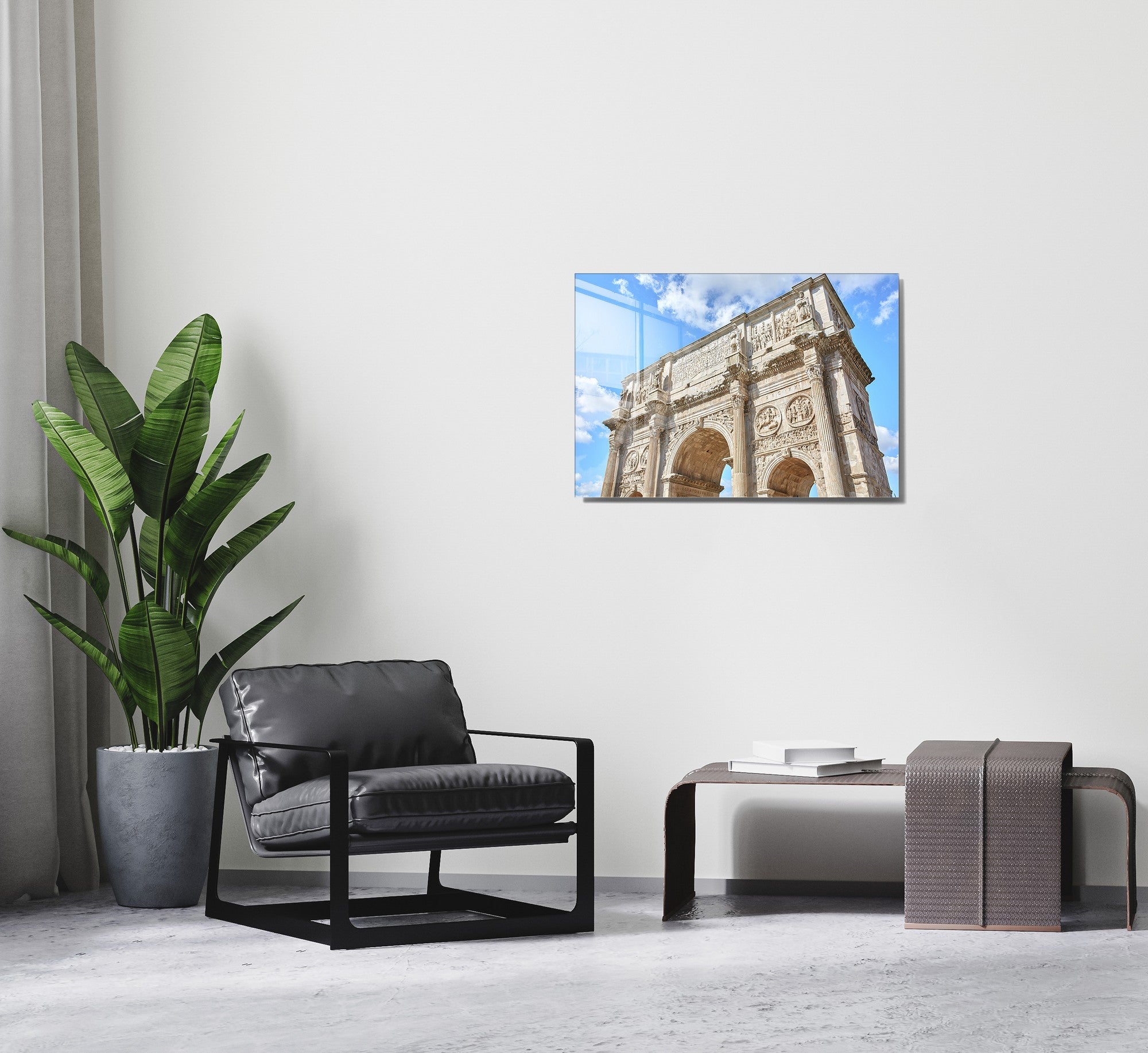 Quadro Decorativo em Vidro Temperado Multicolor 50x70cm - Arte Moderna para Transformar o Seu Espaço