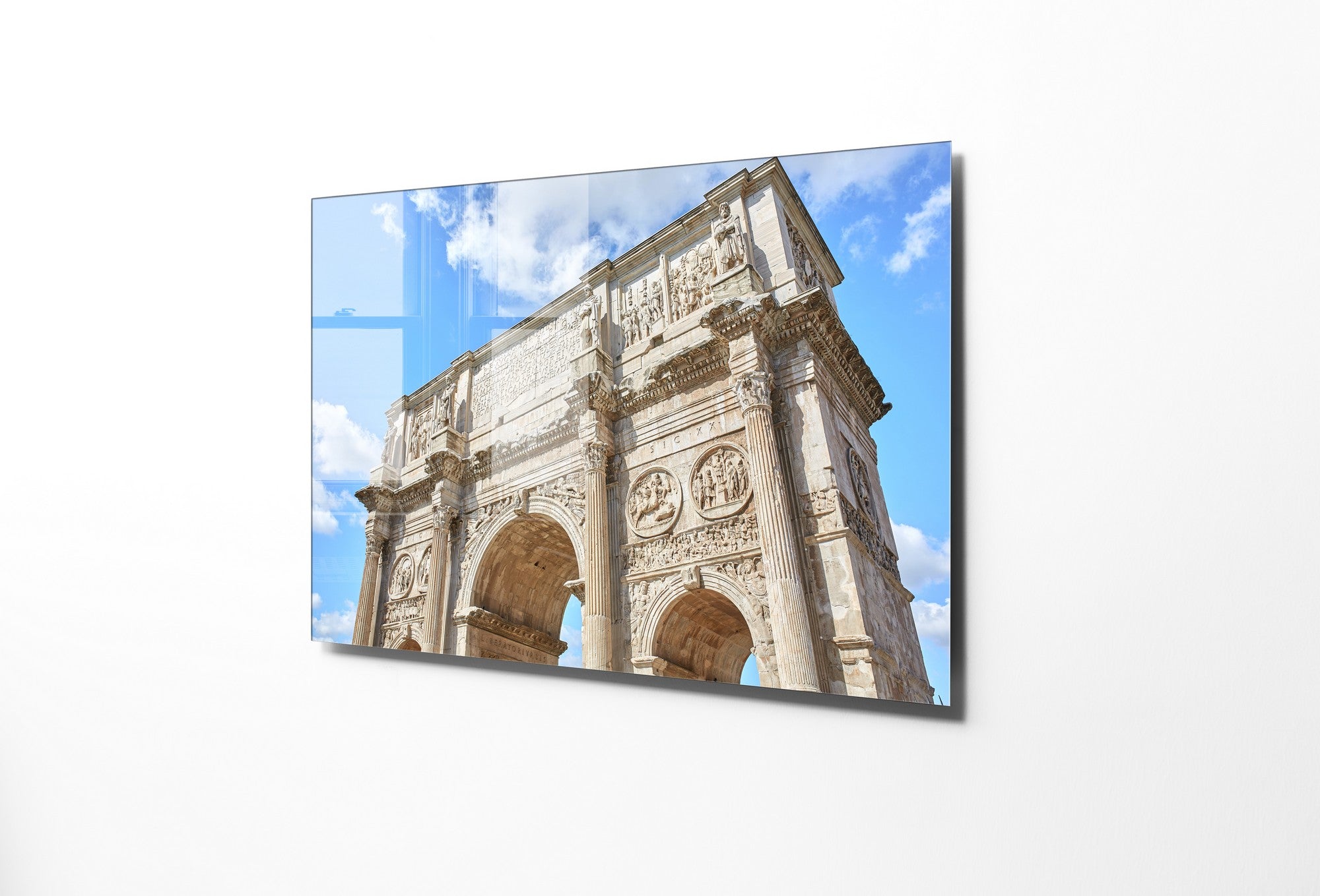 Quadro Decorativo em Vidro Temperado Multicolor 45x65cm - Arte Moderna para Transformar o Seu Espaço