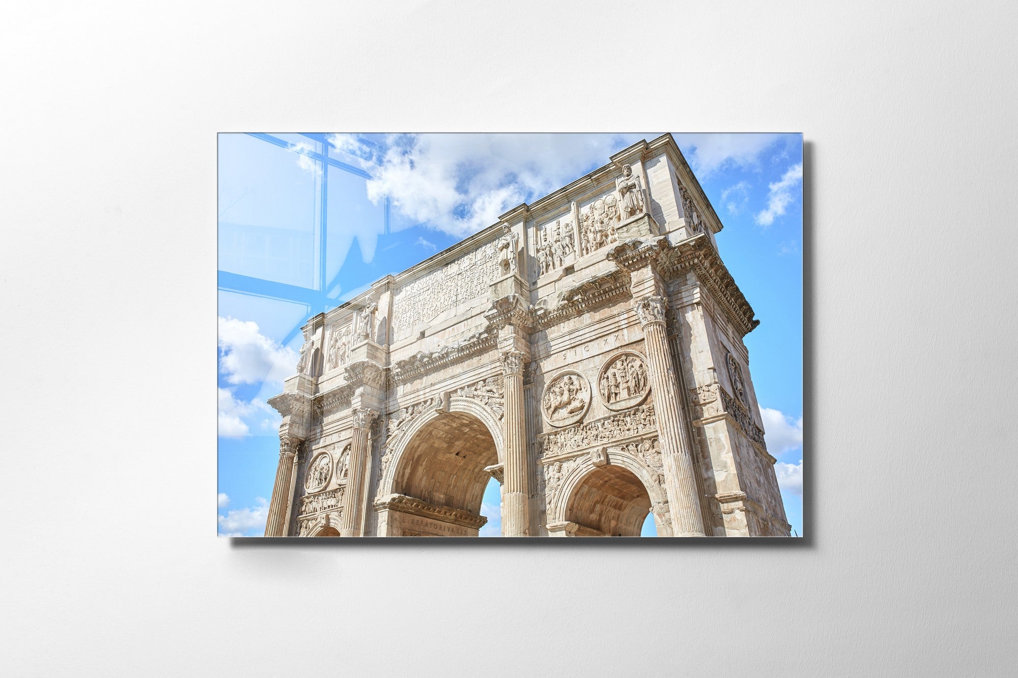 Quadro Decorativo em Vidro Temperado Multicolor 30x45cm - Arte Moderna para Decoração de Interiores