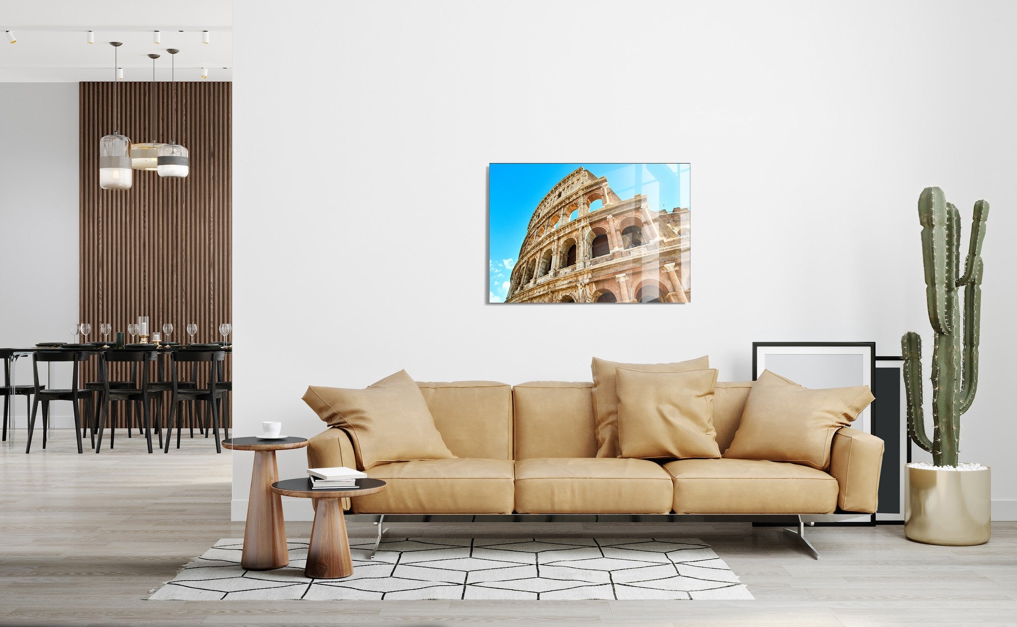 Quadro Decorativo em Vidro Temperado Multicolor 70x100cm - Arte Moderna para Transformar o Seu Espaço