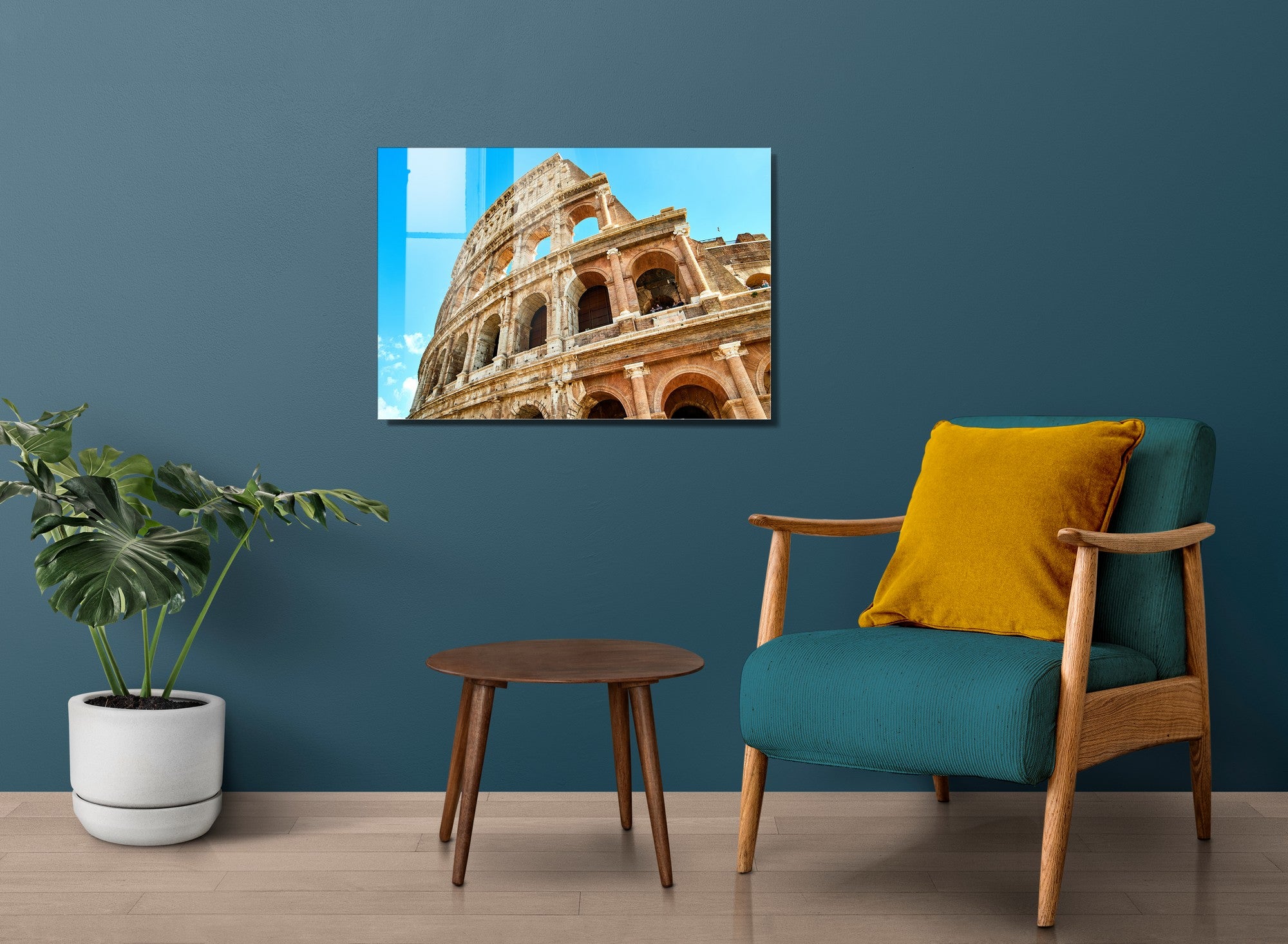 Quadro Decorativo em Vidro Temperado Multicolor 45x65cm - Arte Moderna para Transformar o Seu Espaço