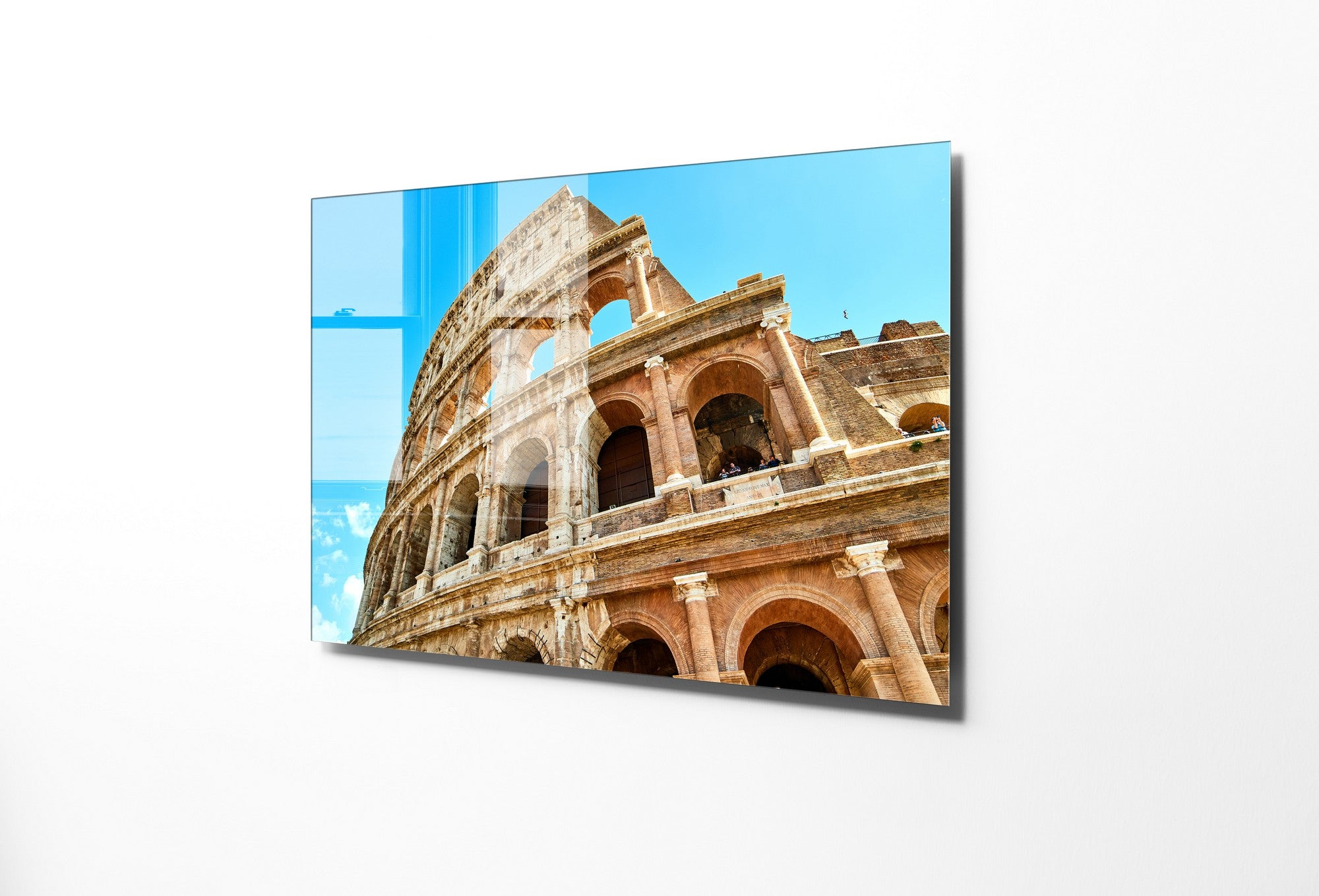 Quadro Decorativo em Vidro Temperado Multicolor 30x45cm - Arte Moderna para Decoração de Interiores