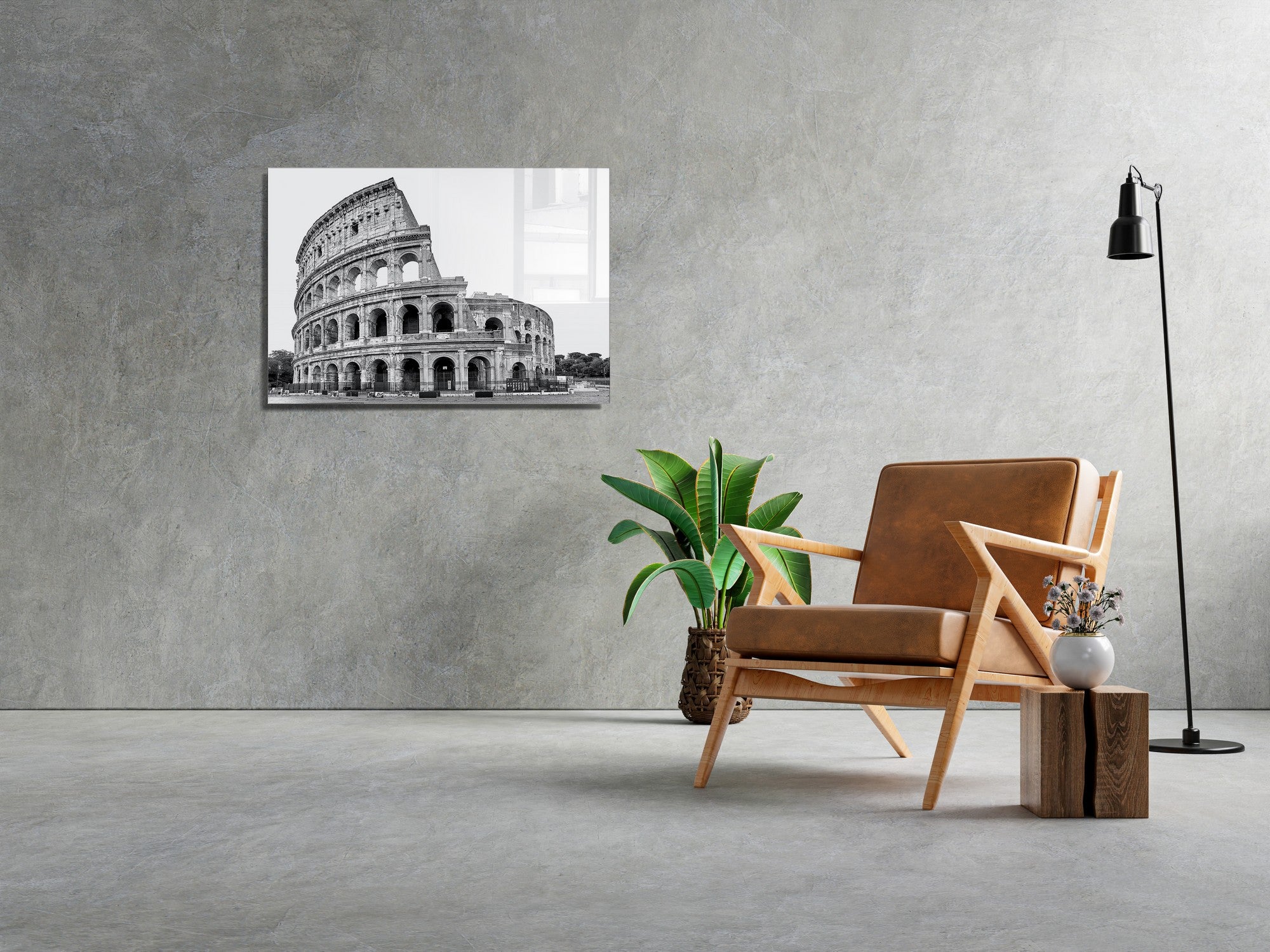 Quadro Decorativo em Vidro Temperado Multicolor 30x45cm - Arte Moderna para Decoração de Interiores