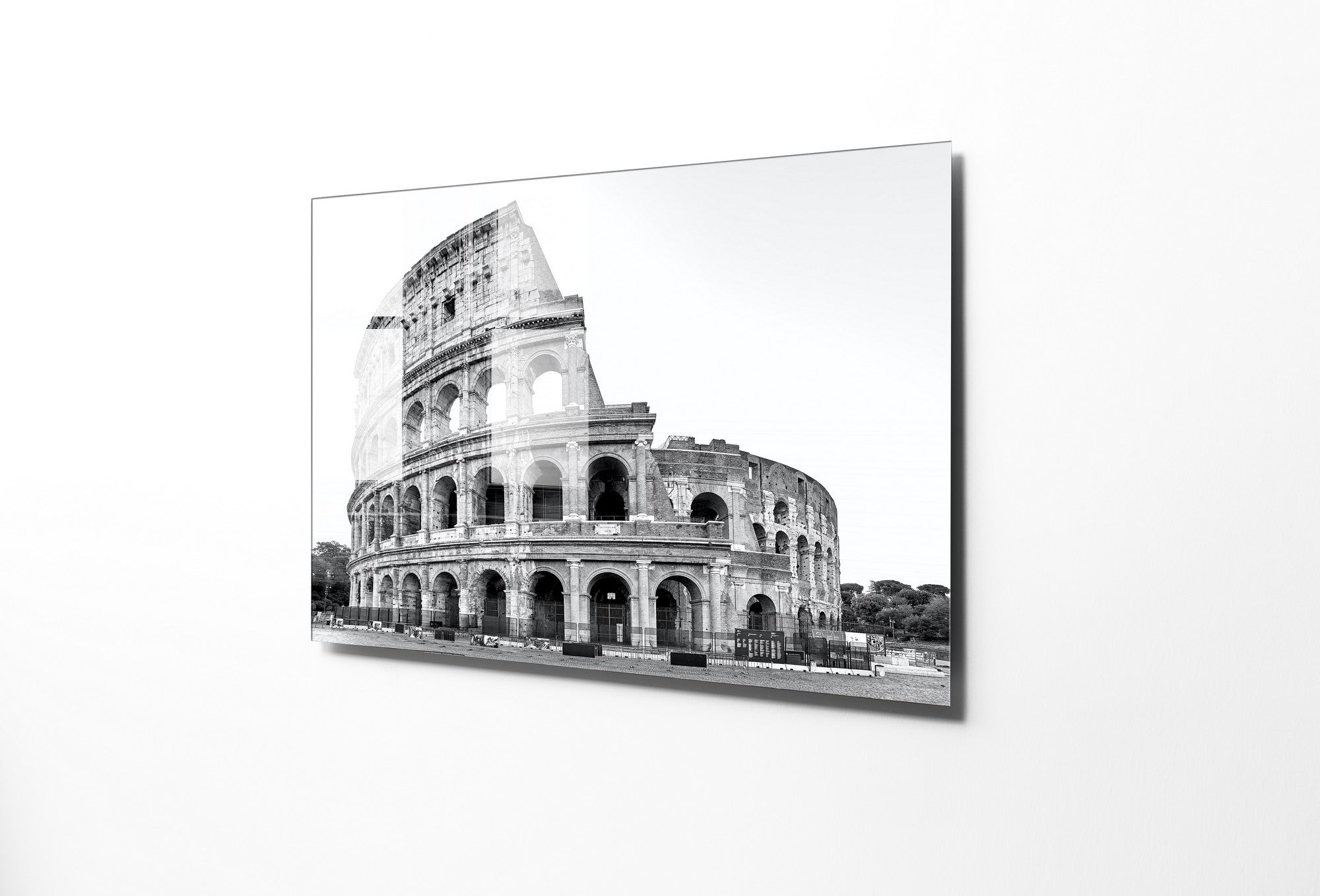 Quadro Decorativo em Vidro Temperado Multicolor 30x45cm - Arte Moderna para Decoração de Interiores