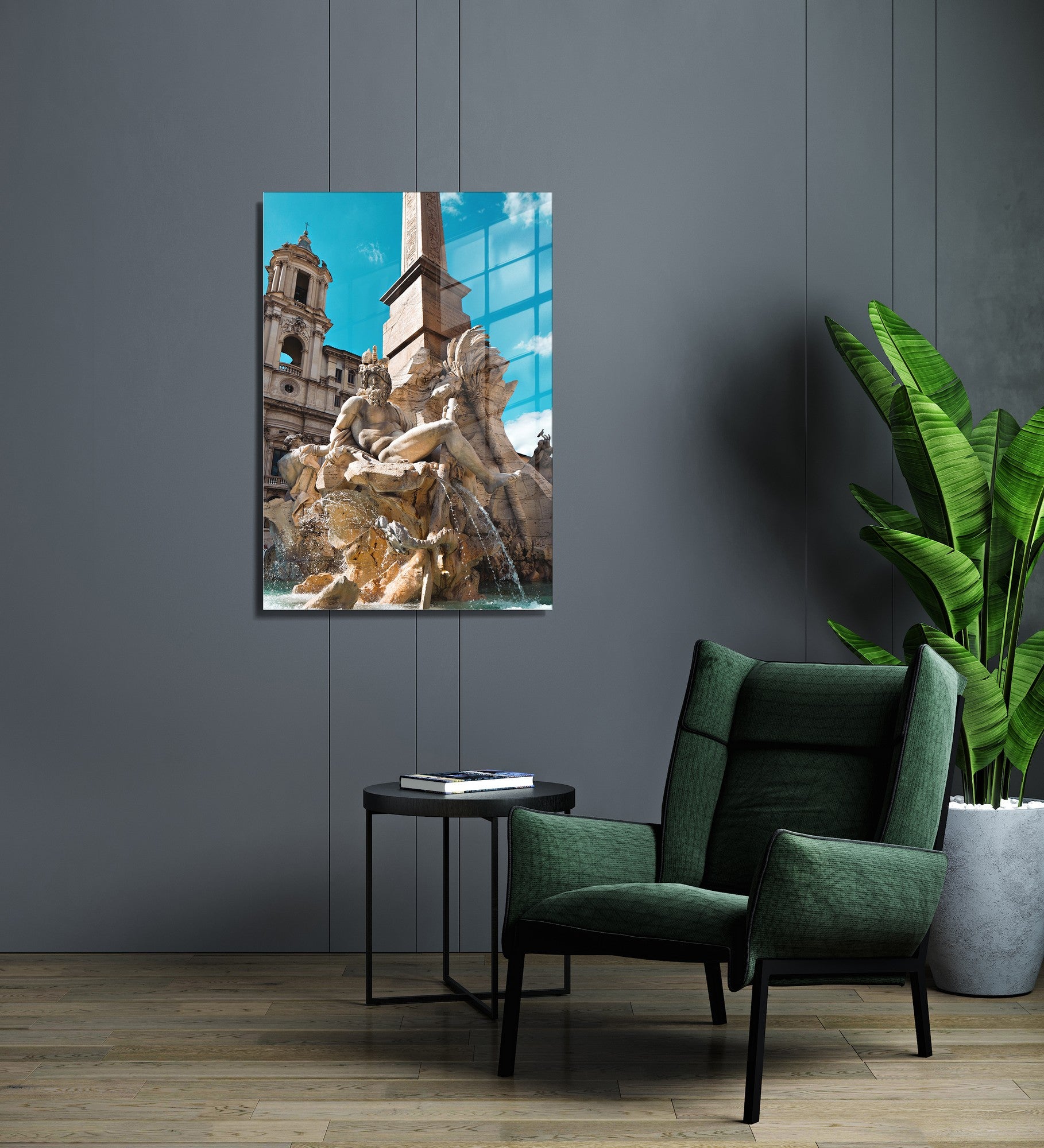 Quadro Decorativo em Vidro Temperado Multicolor 70x100cm - Arte Moderna para Transformar o Seu Espaço