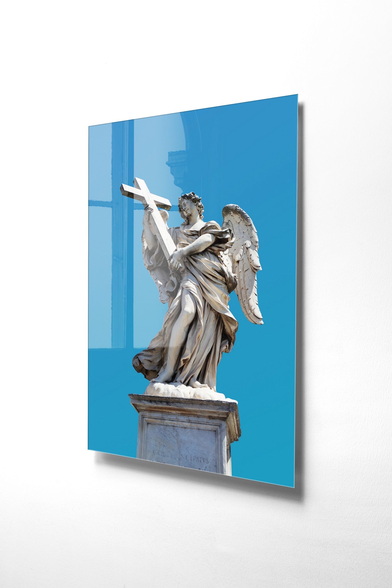 Quadro Decorativo em Vidro Temperado Multicolor 30x45cm - Arte Moderna para Decoração de Interiores