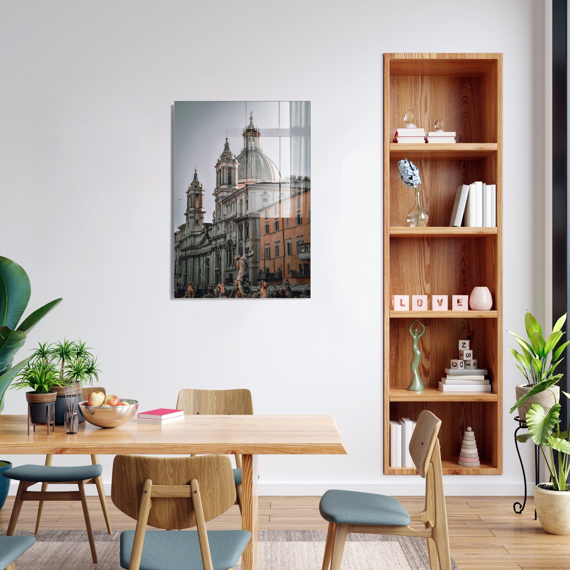 Quadro Decorativo em Vidro Temperado Multicolor 70x100cm - Arte Moderna para Transformar o Seu Espaço