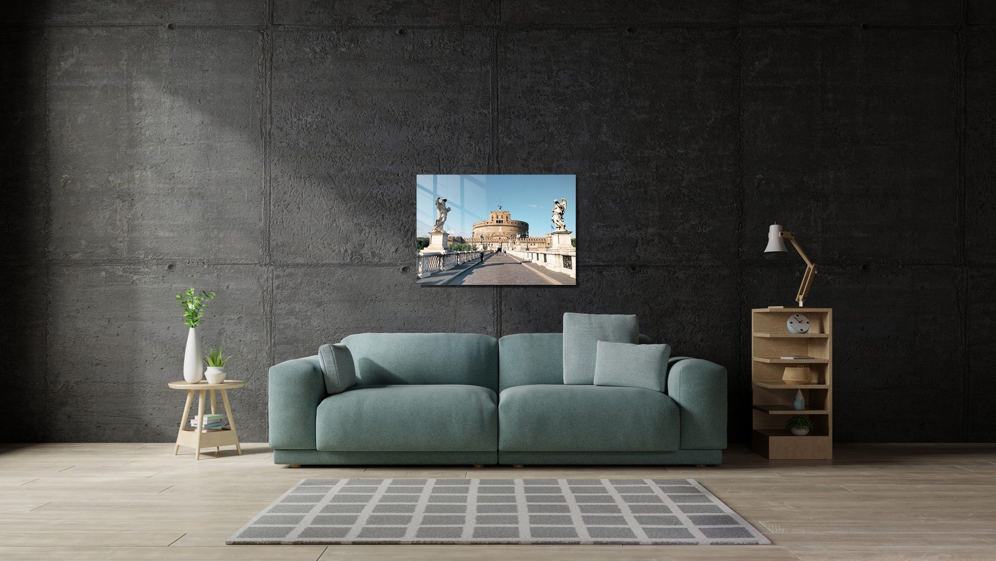 Quadro Decorativo em Vidro Temperado Multicolor 30x45cm - Arte Moderna para Decoração de Interiores