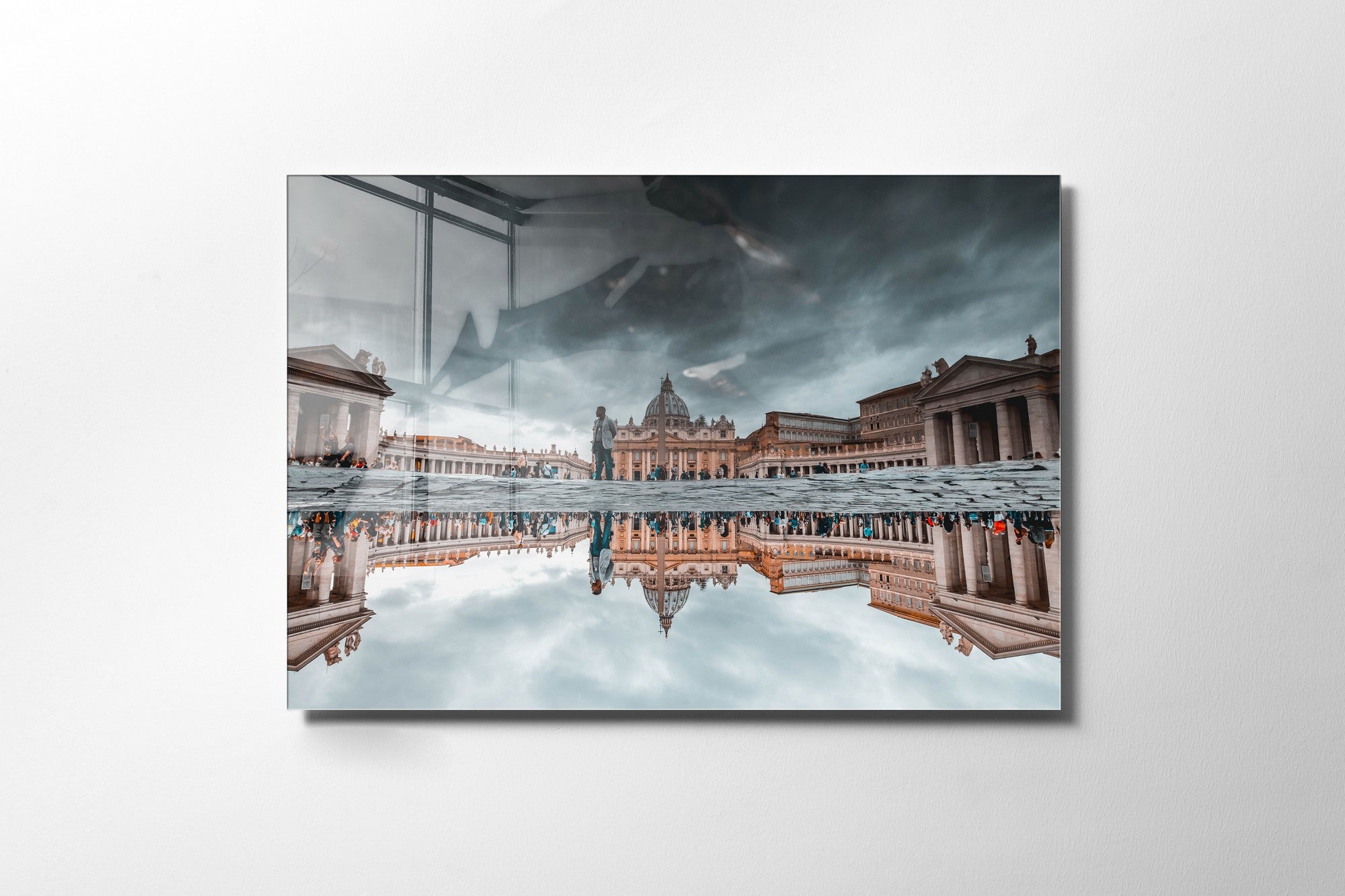 Quadro Decorativo em Vidro Temperado Multicolor 45x65cm - Arte Moderna para Transformar o Seu Espaço