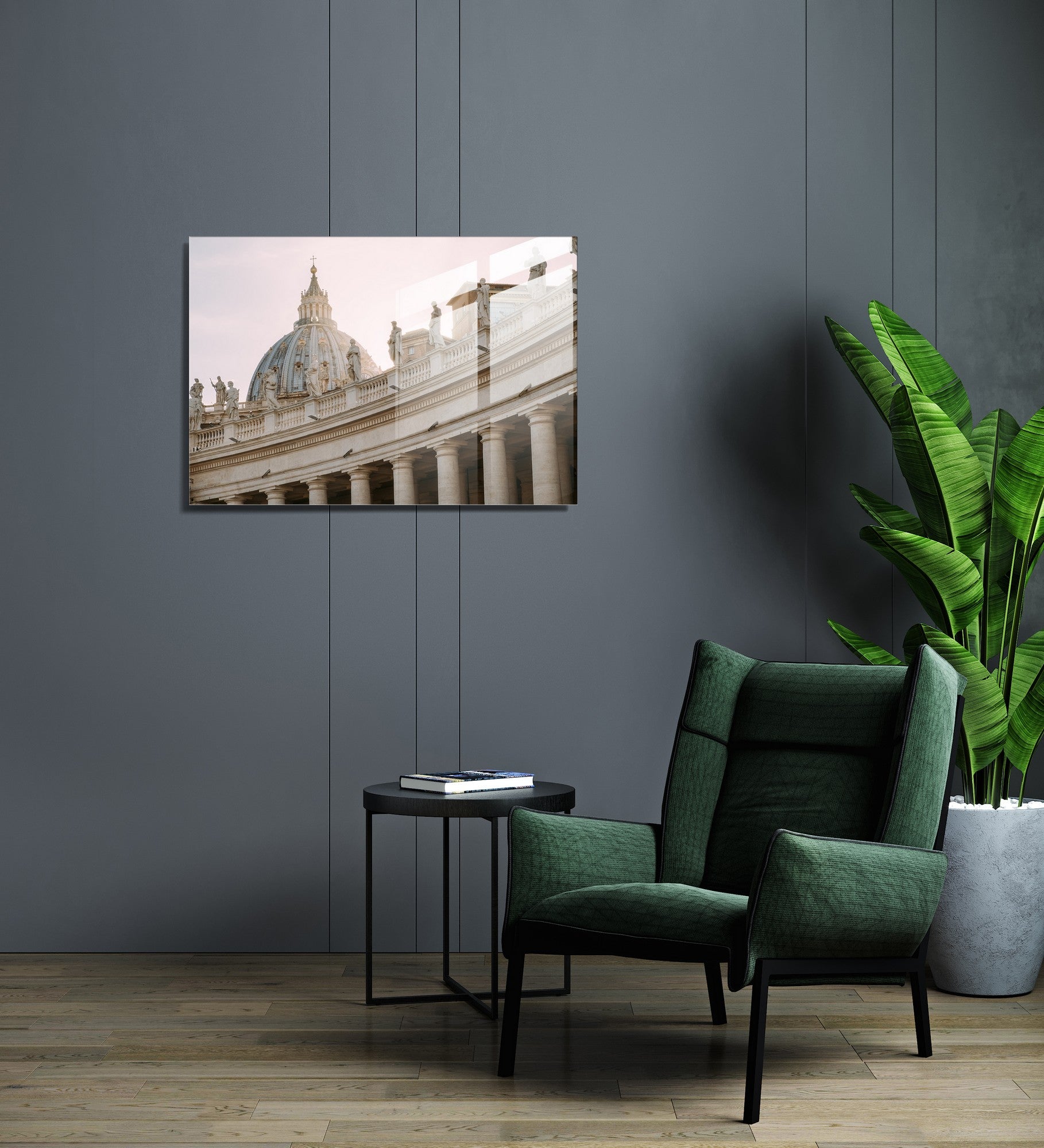 Quadro Decorativo em Vidro Temperado Multicolor 45x65cm - Arte Moderna para Transformar o Seu Espaço