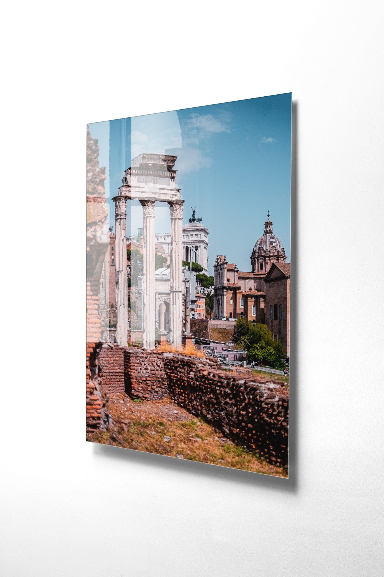 Quadro Decorativo em Vidro Temperado Multicolor 30x45cm - Arte Moderna para Decoração de Interiores