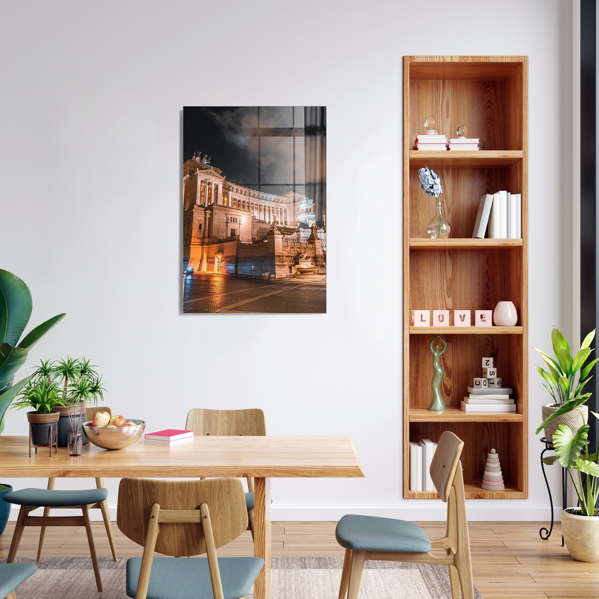 Quadro Decorativo em Vidro Temperado Multicolor 45x65cm - Arte Moderna para Transformar o Seu Espaço