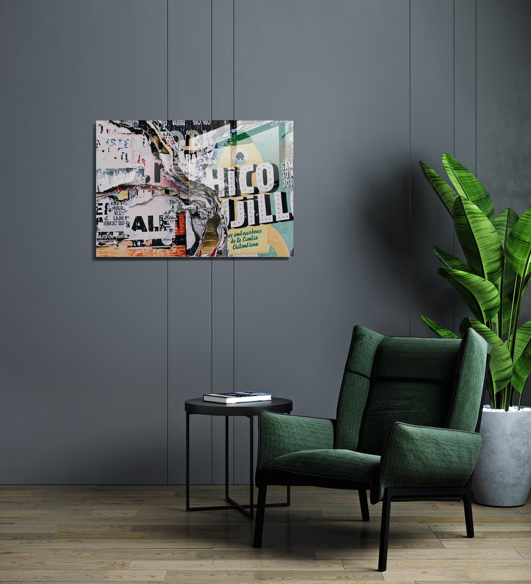 Quadro Decorativo em Vidro Temperado Multicolor 50x70cm - Arte Moderna para Transformar o Seu Espaço