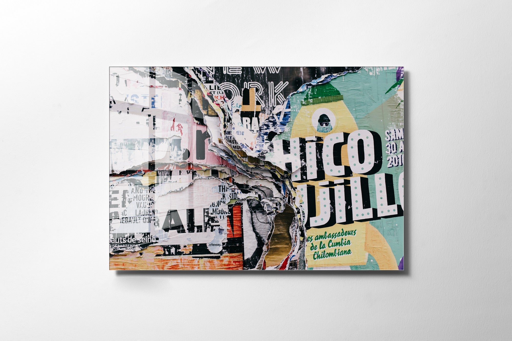 Quadro Decorativo em Vidro Temperado Multicolor 50x70cm - Arte Moderna para Transformar o Seu Espaço