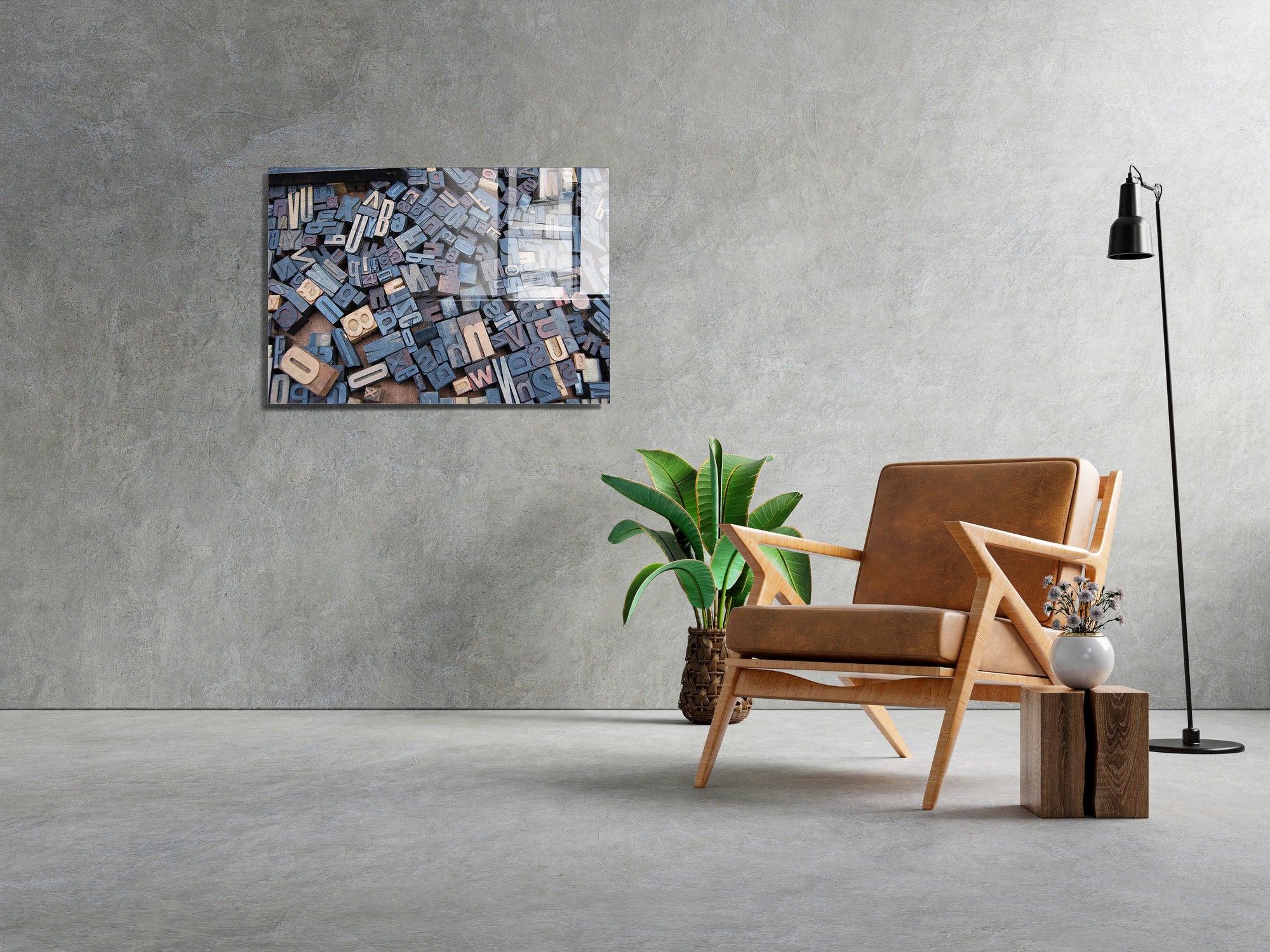 Quadro Decorativo em Vidro Temperado Multicolor 70x100cm - Arte Moderna para Transformar o Seu Espaço