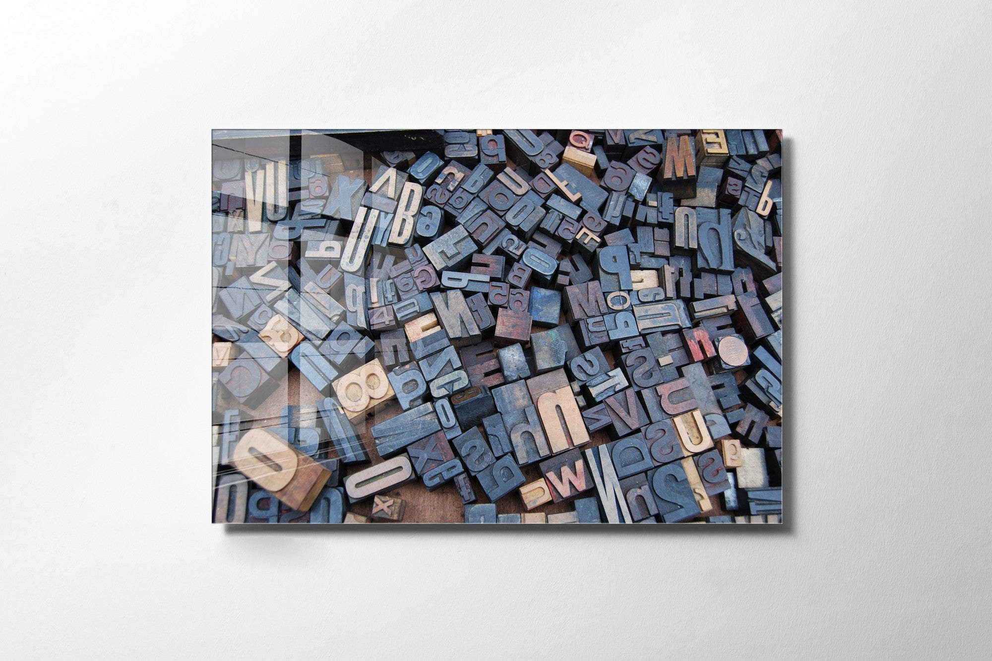 Quadro Decorativo em Vidro Temperado Multicolor 30x45cm - Arte Moderna para Decoração de Interiores