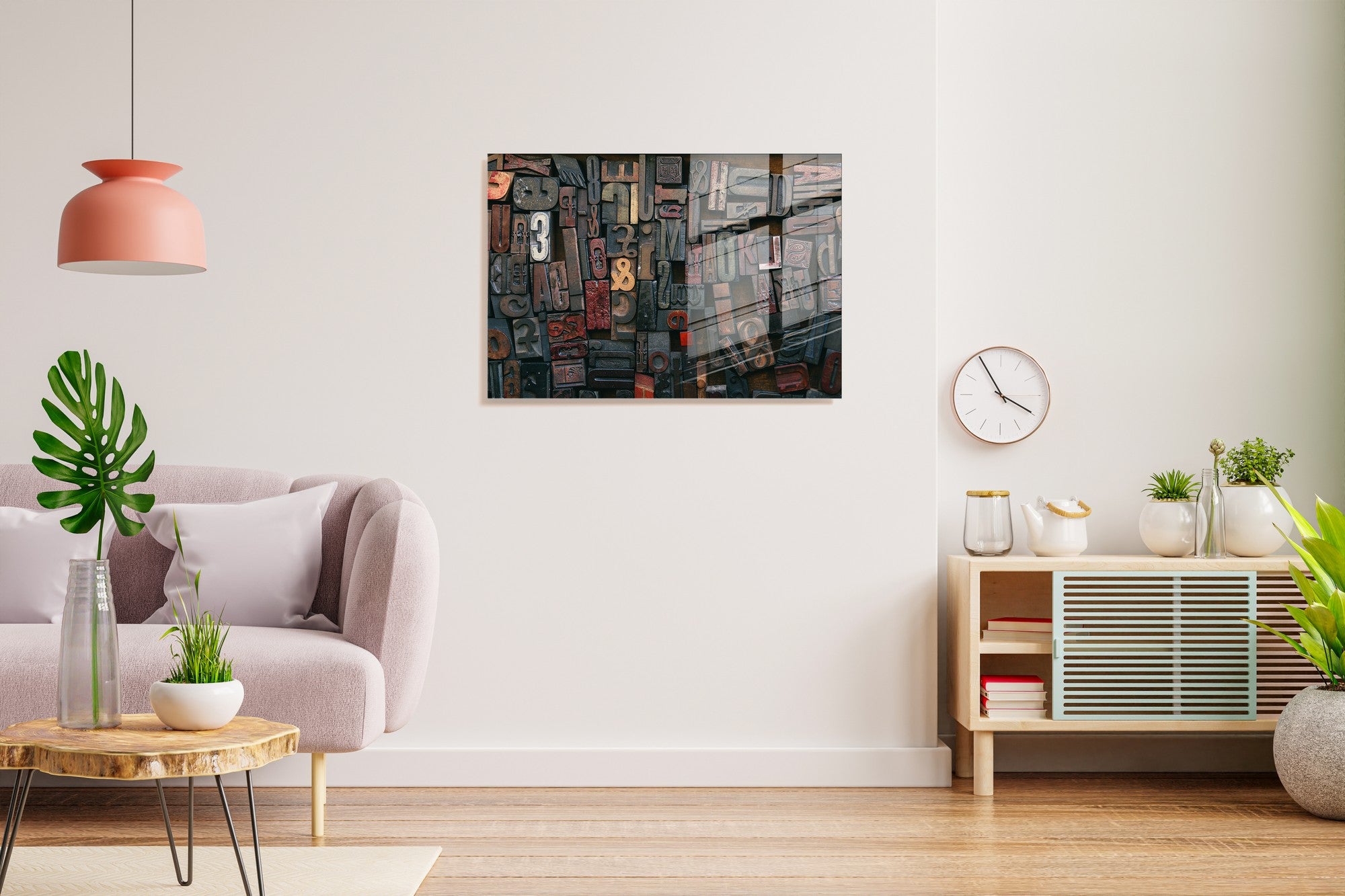 Quadro Decorativo em Vidro Temperado Multicolor 45x65cm - Arte Moderna para Transformar o Seu Espaço