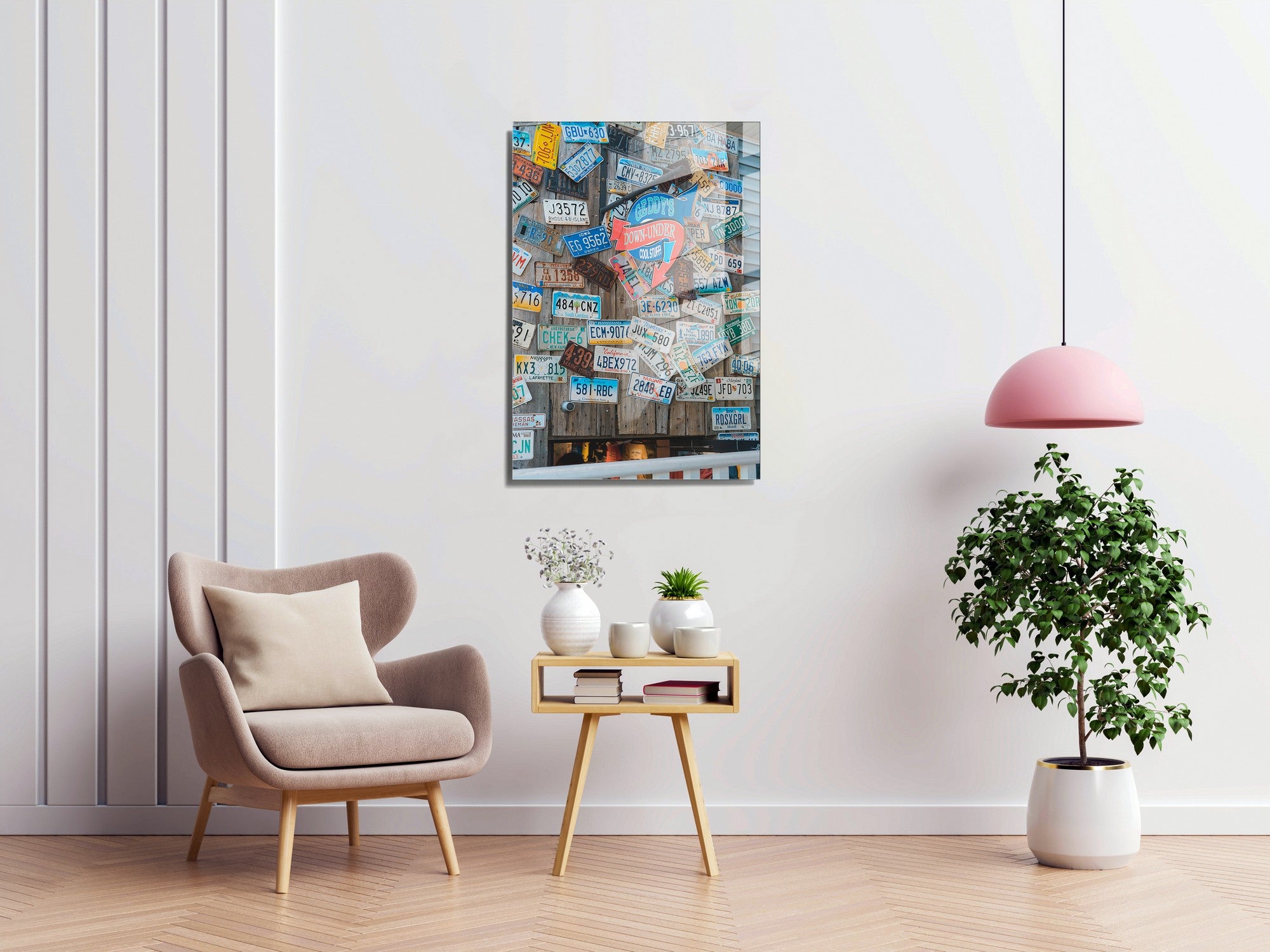 Quadro Decorativo em Vidro Temperado Multicolor 70x100cm - Arte Moderna para Transformar o Seu Espaço