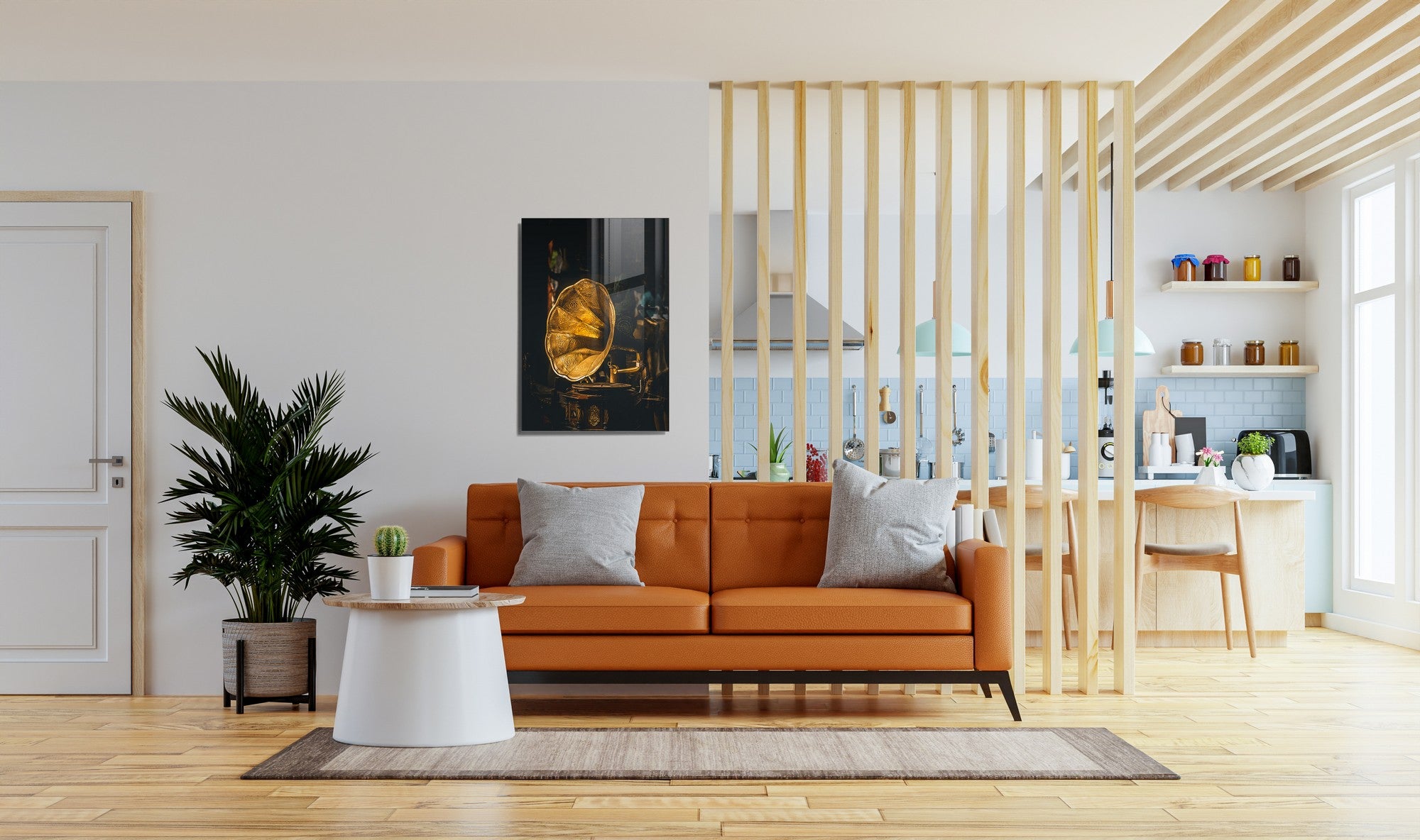 Quadro Decorativo em Vidro Temperado Multicolor 70x100cm - Arte Moderna para Transformar o Seu Espaço