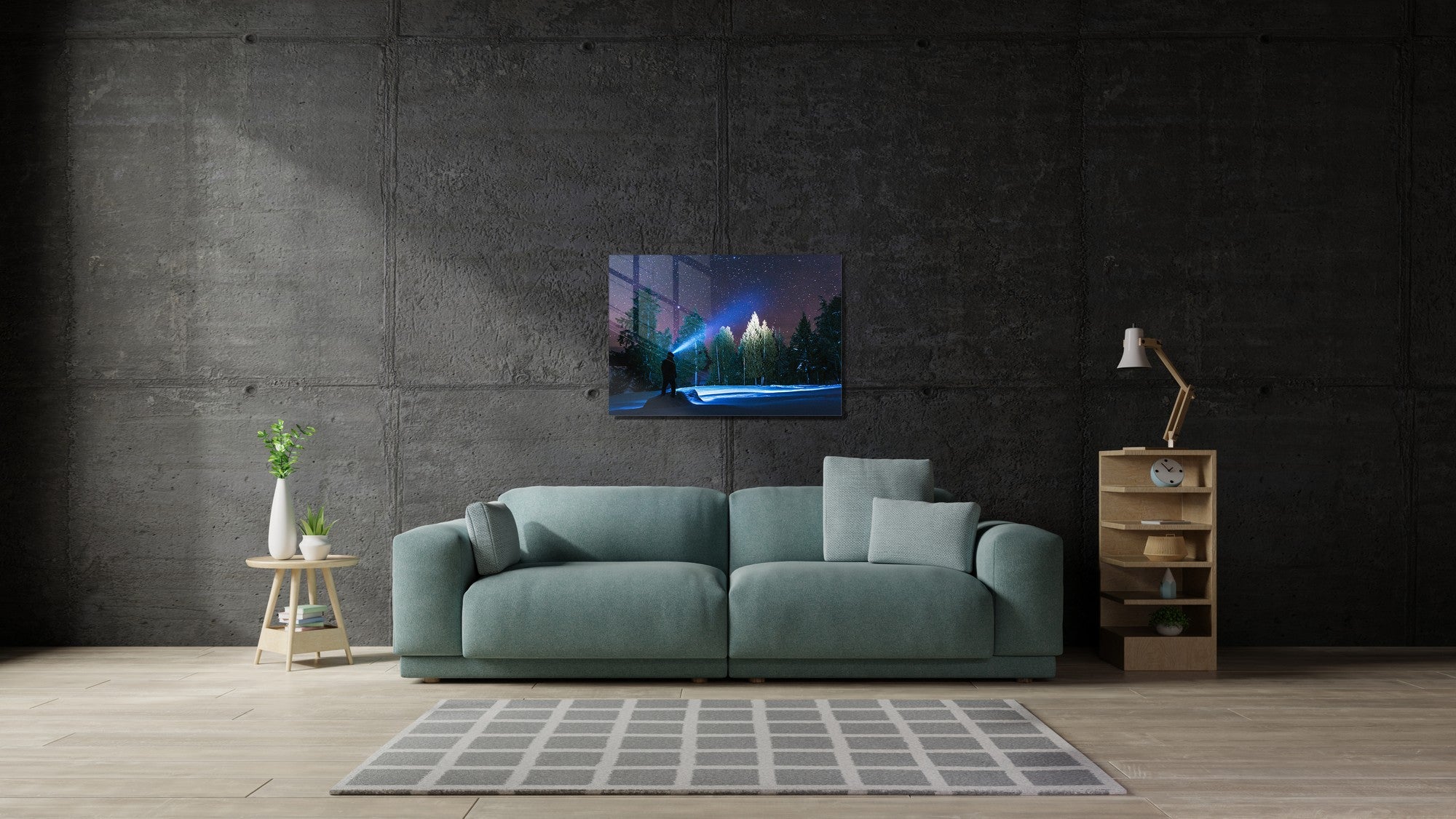 Quadro Decorativo em Vidro Temperado Multicolor 30x45cm - Arte Moderna para Decoração de Interiores