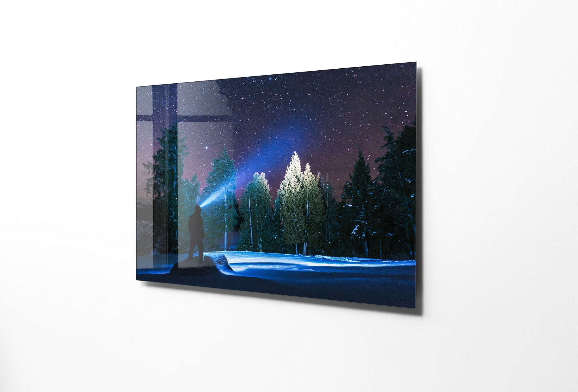 Quadro Decorativo em Vidro Temperado Multicolor 30x45cm - Arte Moderna para Decoração de Interiores