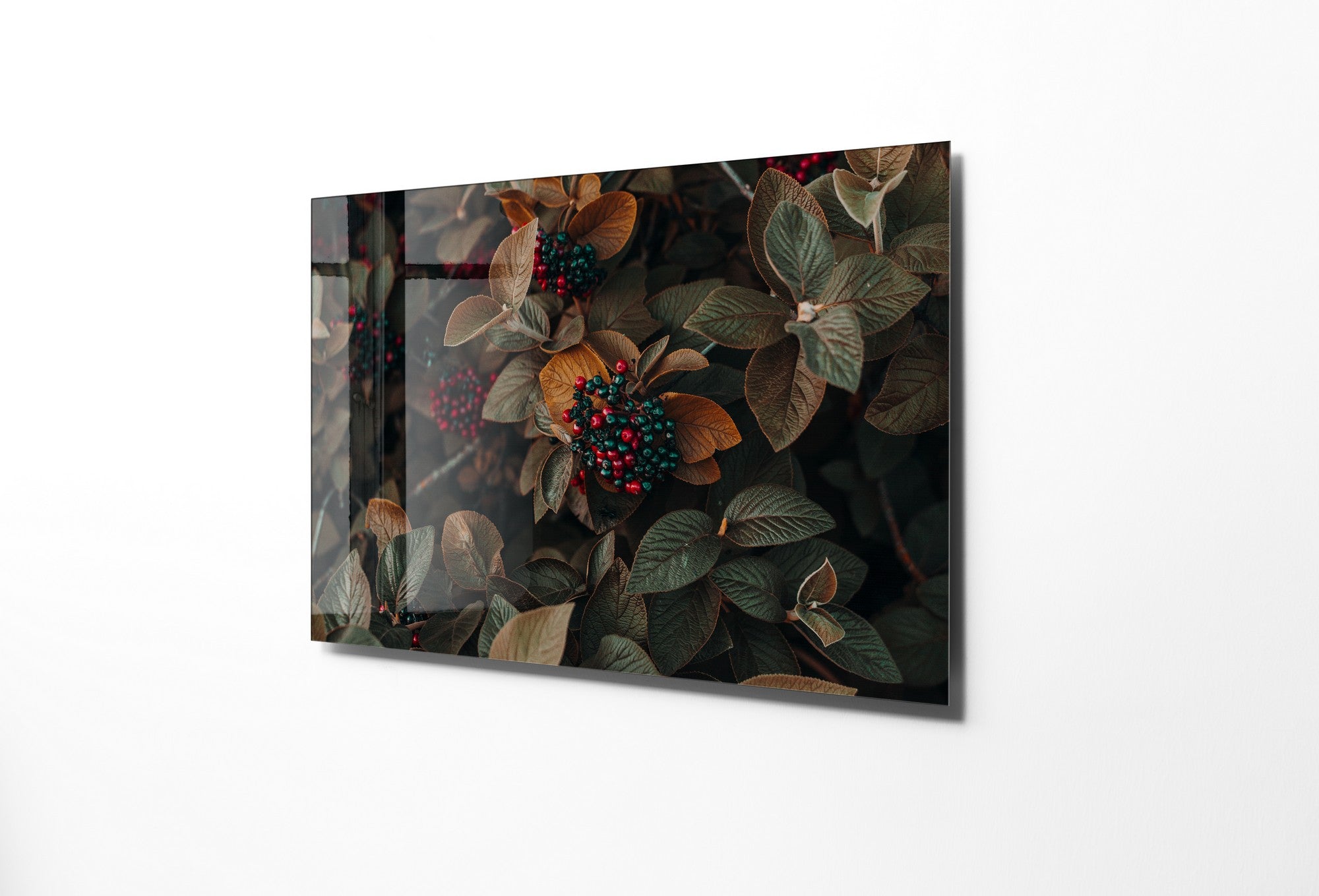 Quadro Decorativo em Vidro Temperado Multicolor 30x45cm - Arte Moderna para Decoração de Interiores