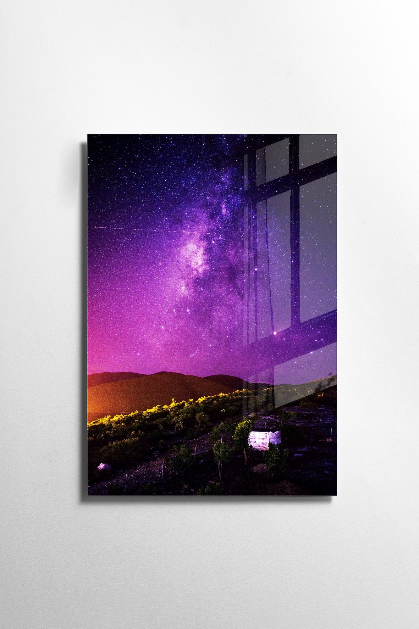 Quadro Decorativo em Vidro Temperado Multicolor 45x65cm - Arte Moderna para Transformar o Seu Espaço